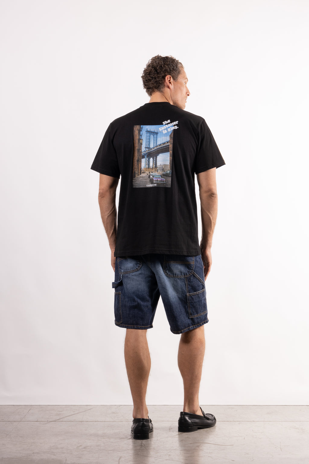 T-shirt con stampa sul retro