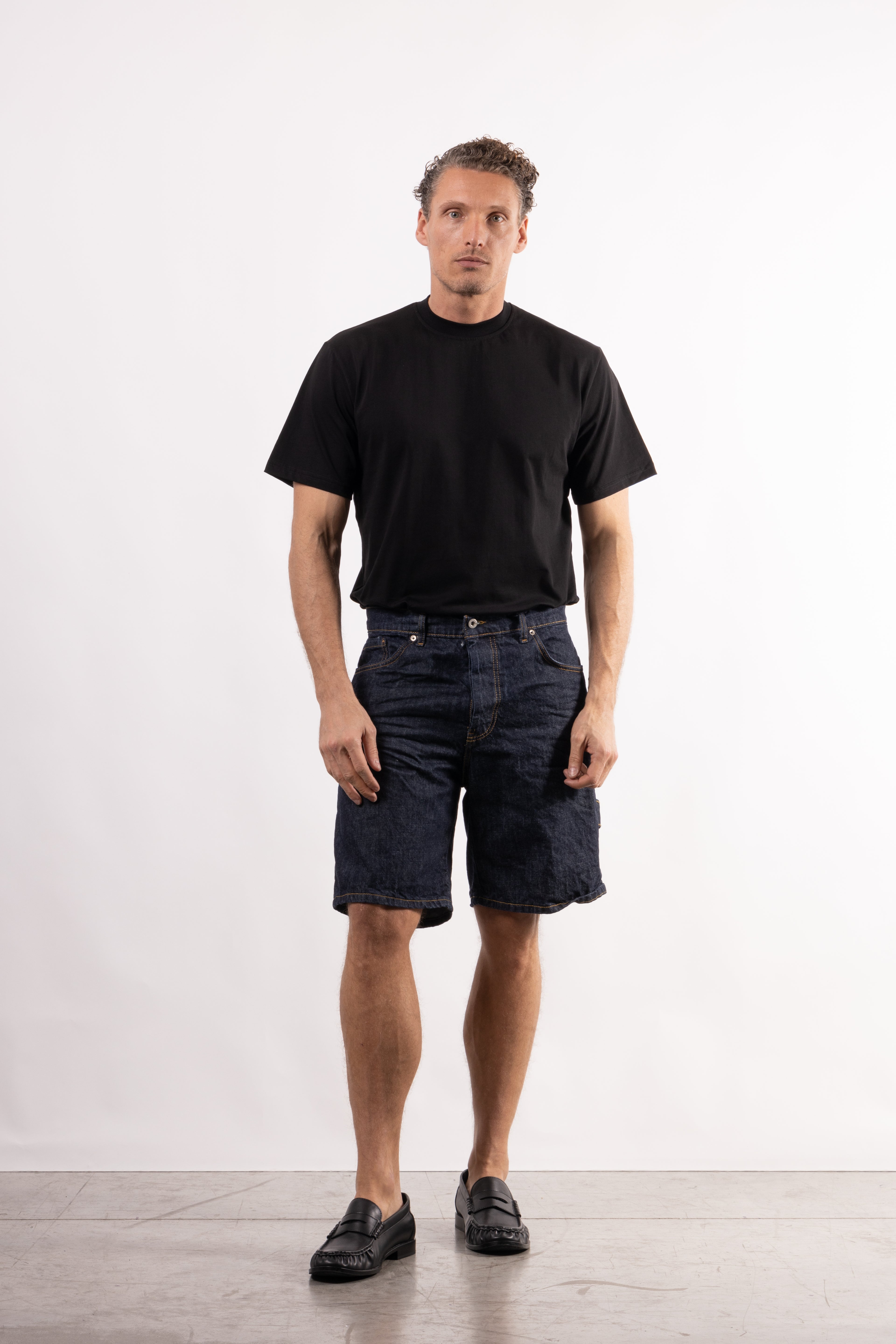 Bermuda denim carpenter OSAKA blu scuro