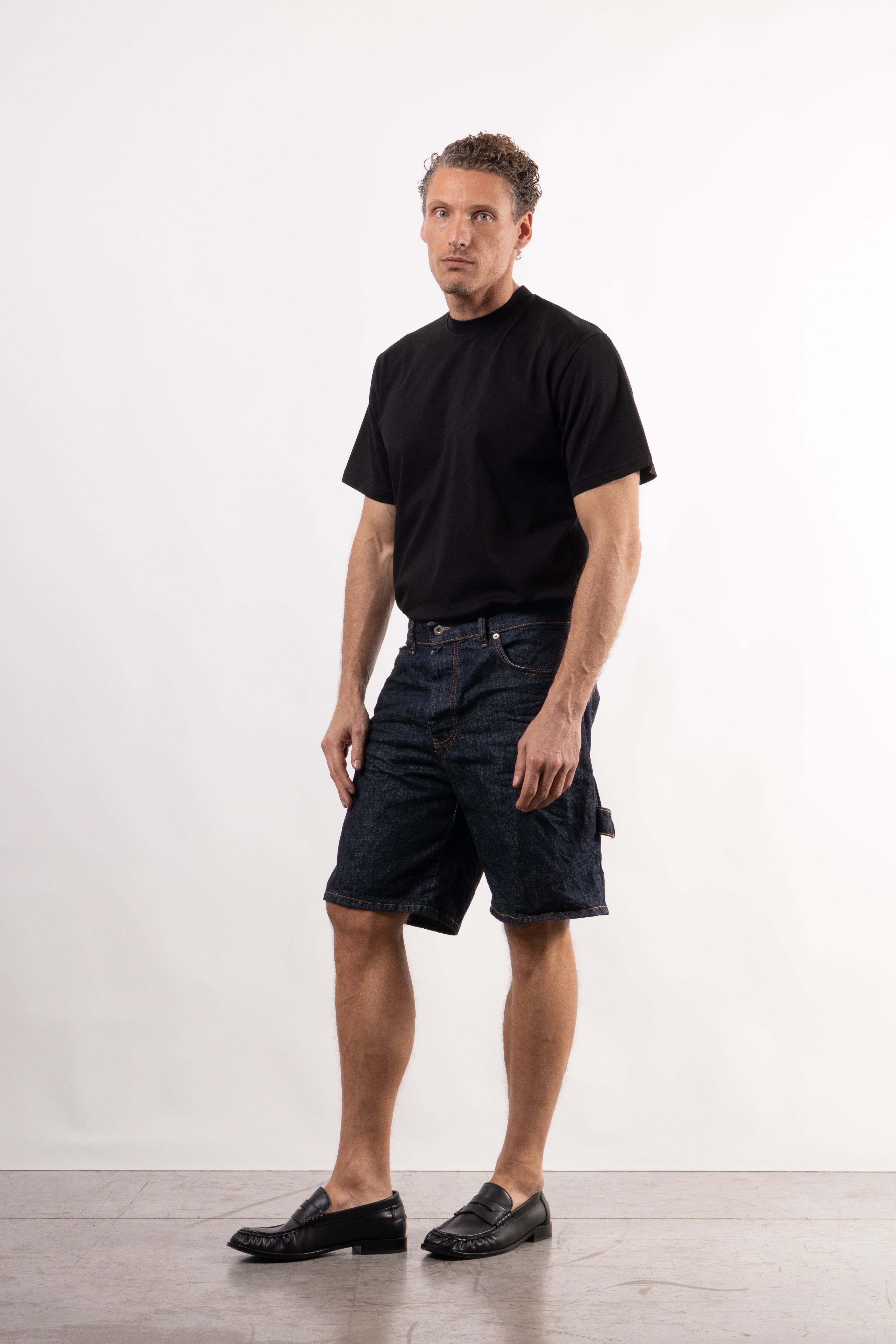 Bermuda denim carpenter OSAKA blu scuro