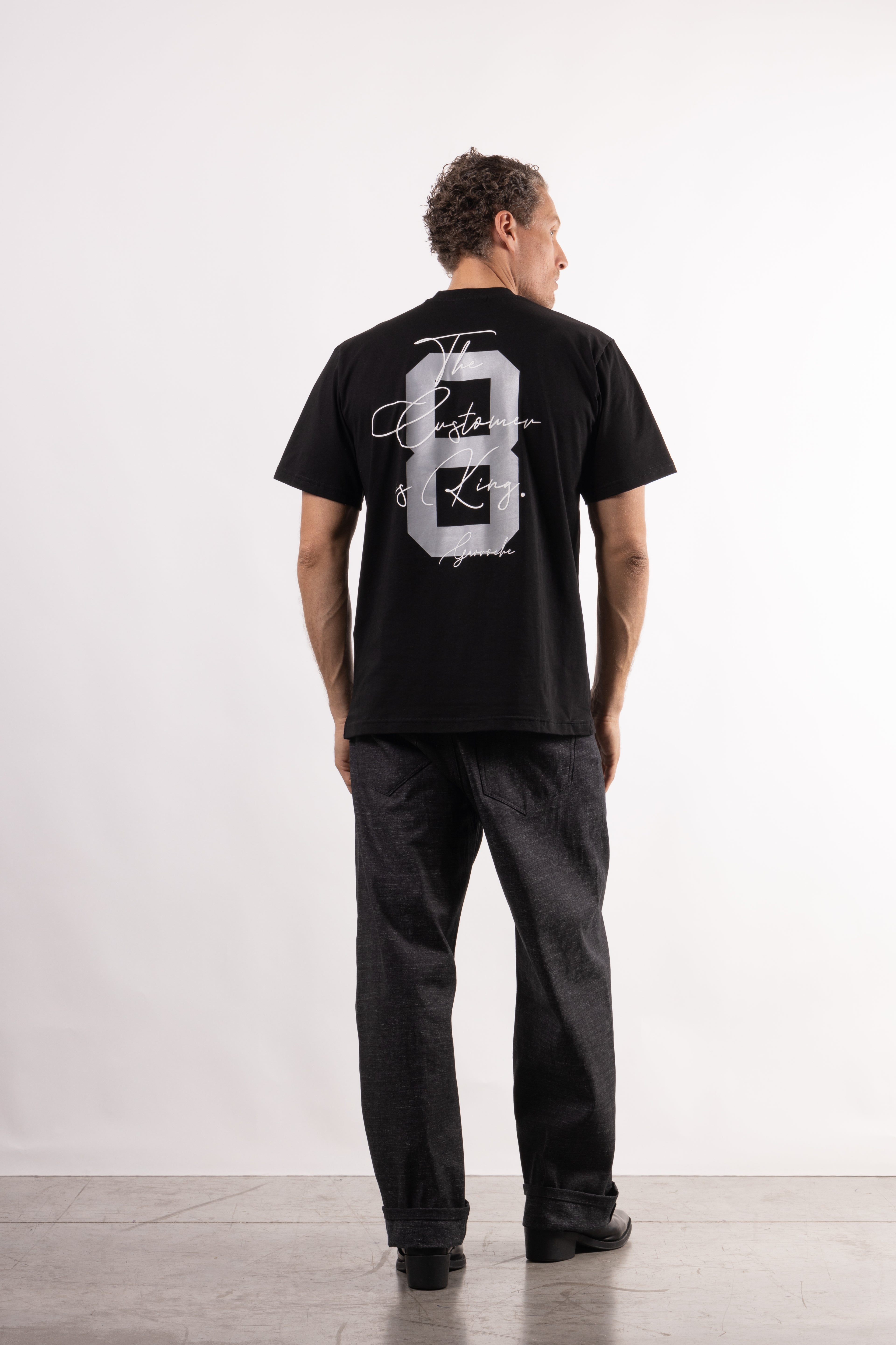 T-shirt con stampa sul retro