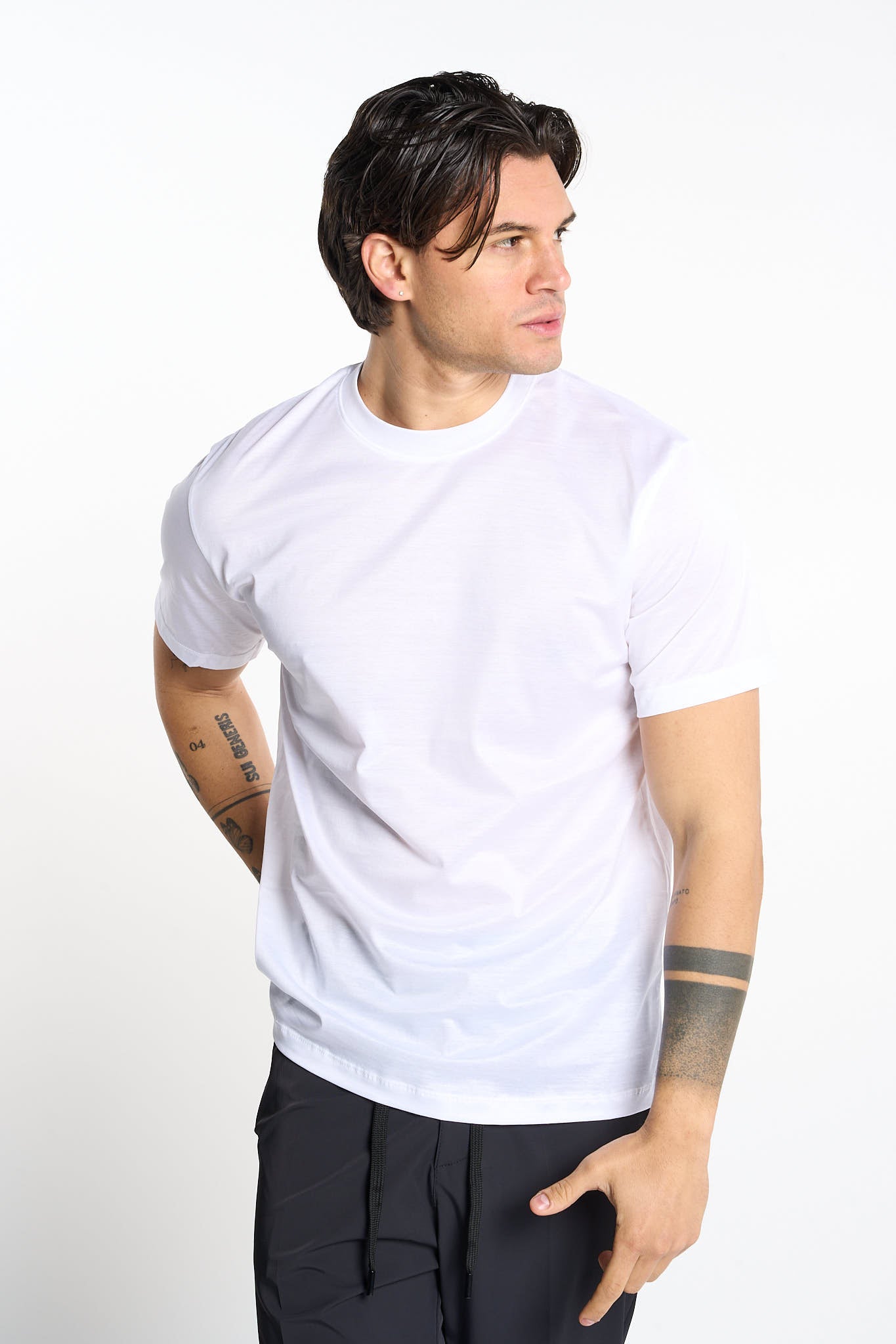 T-shirt YUU in filo di Scozia certificato