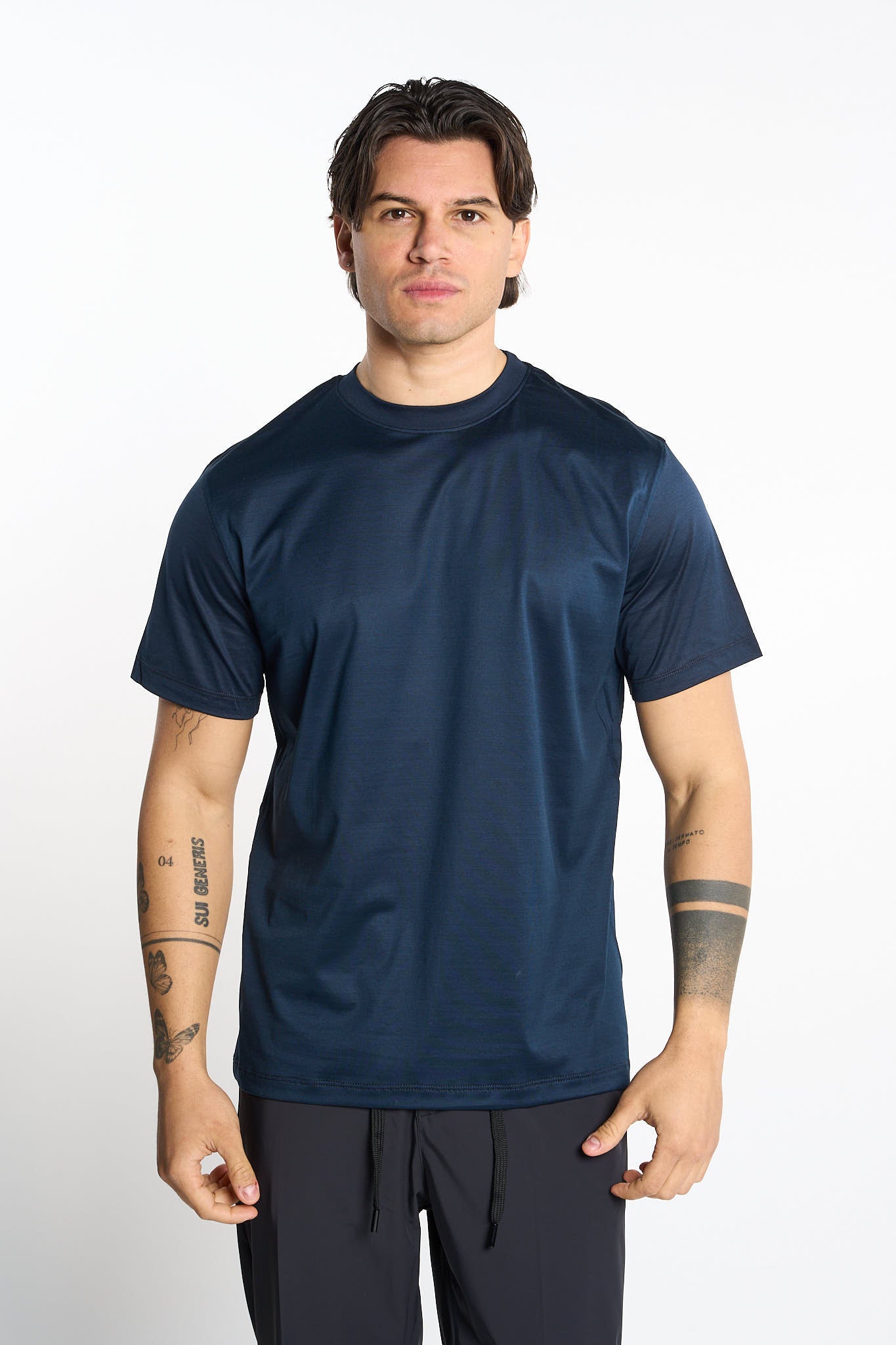 T-shirt YUU in piqué filoscozia certificato