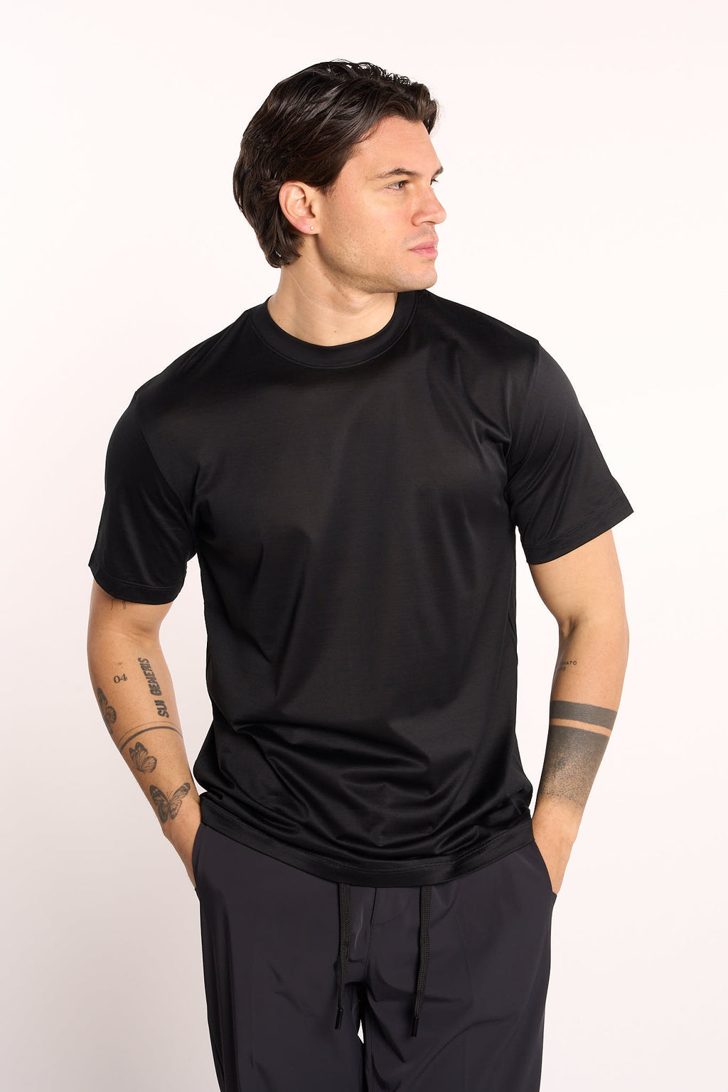 T-shirt YUU in filo di Scozia certificato