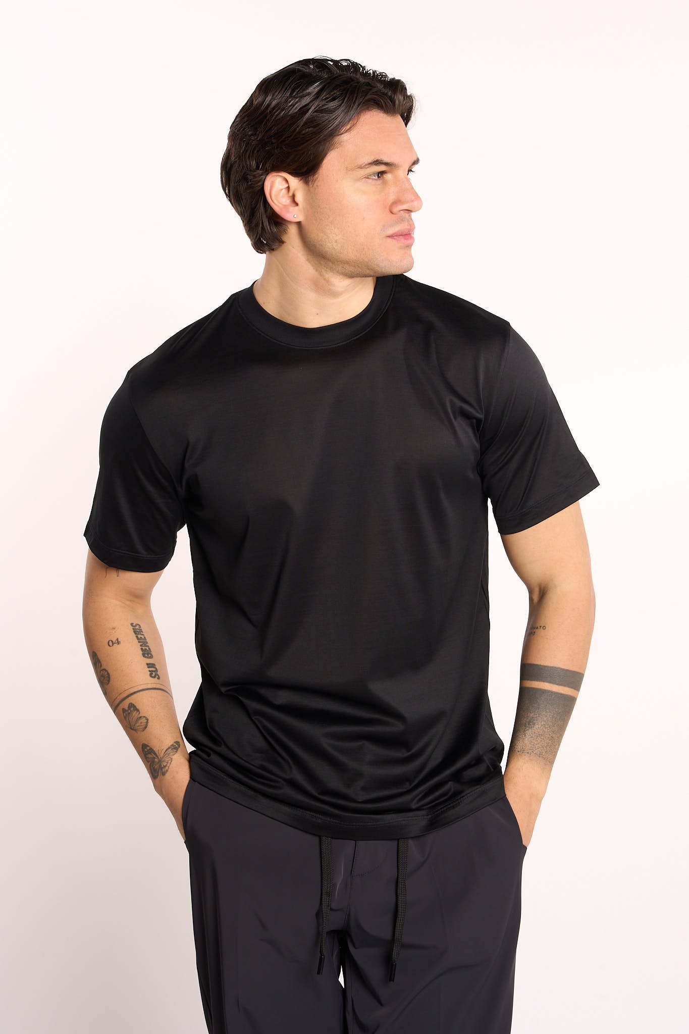 T-shirt YUU in filo di Scozia certificato