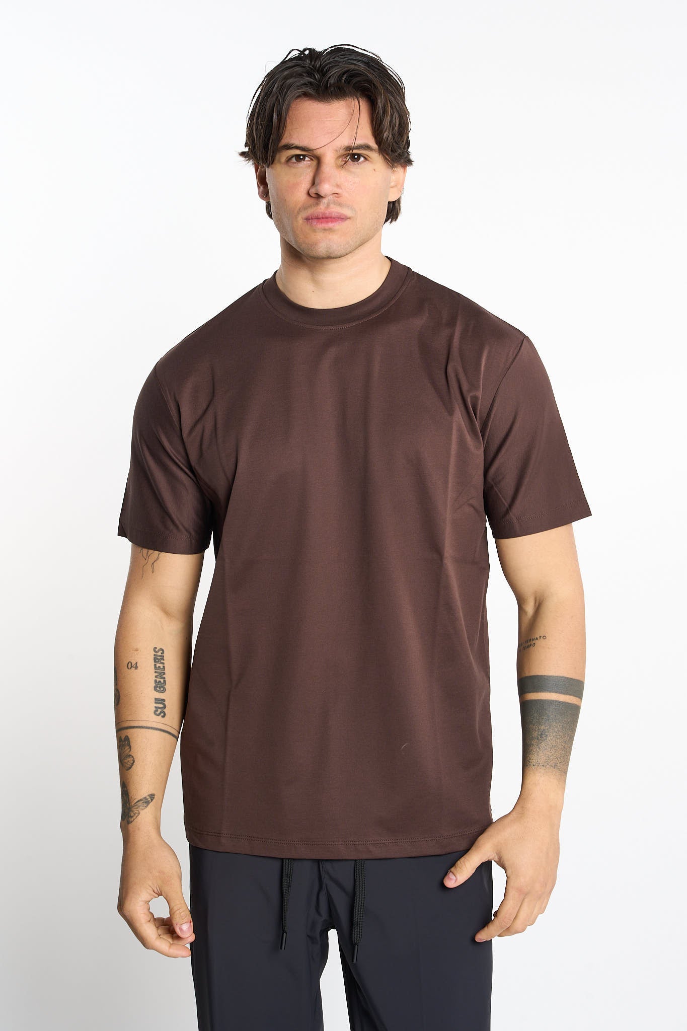 T-shirt YUU in piqué filoscozia certificato