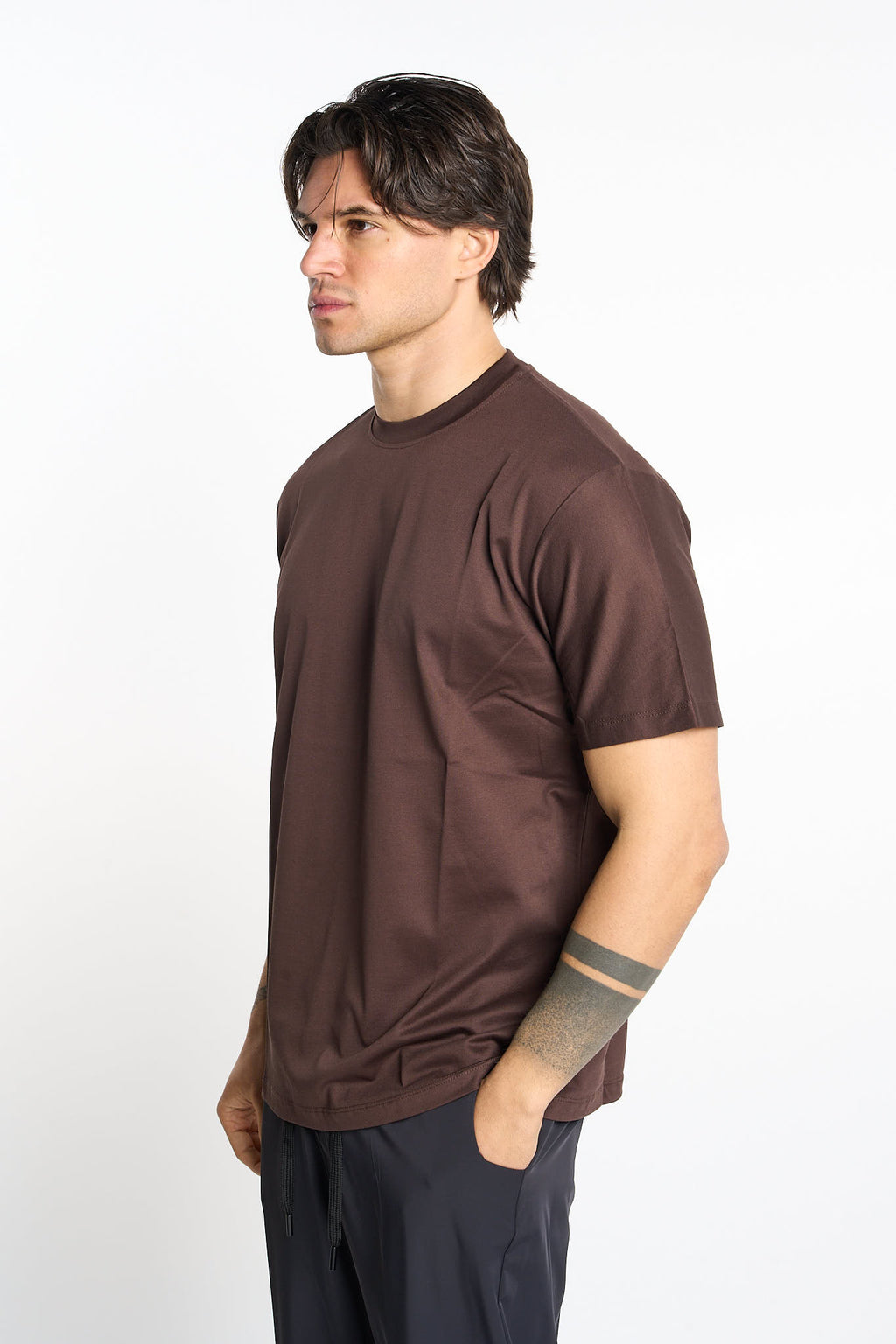 T-shirt YUU in piqué filoscozia certificato