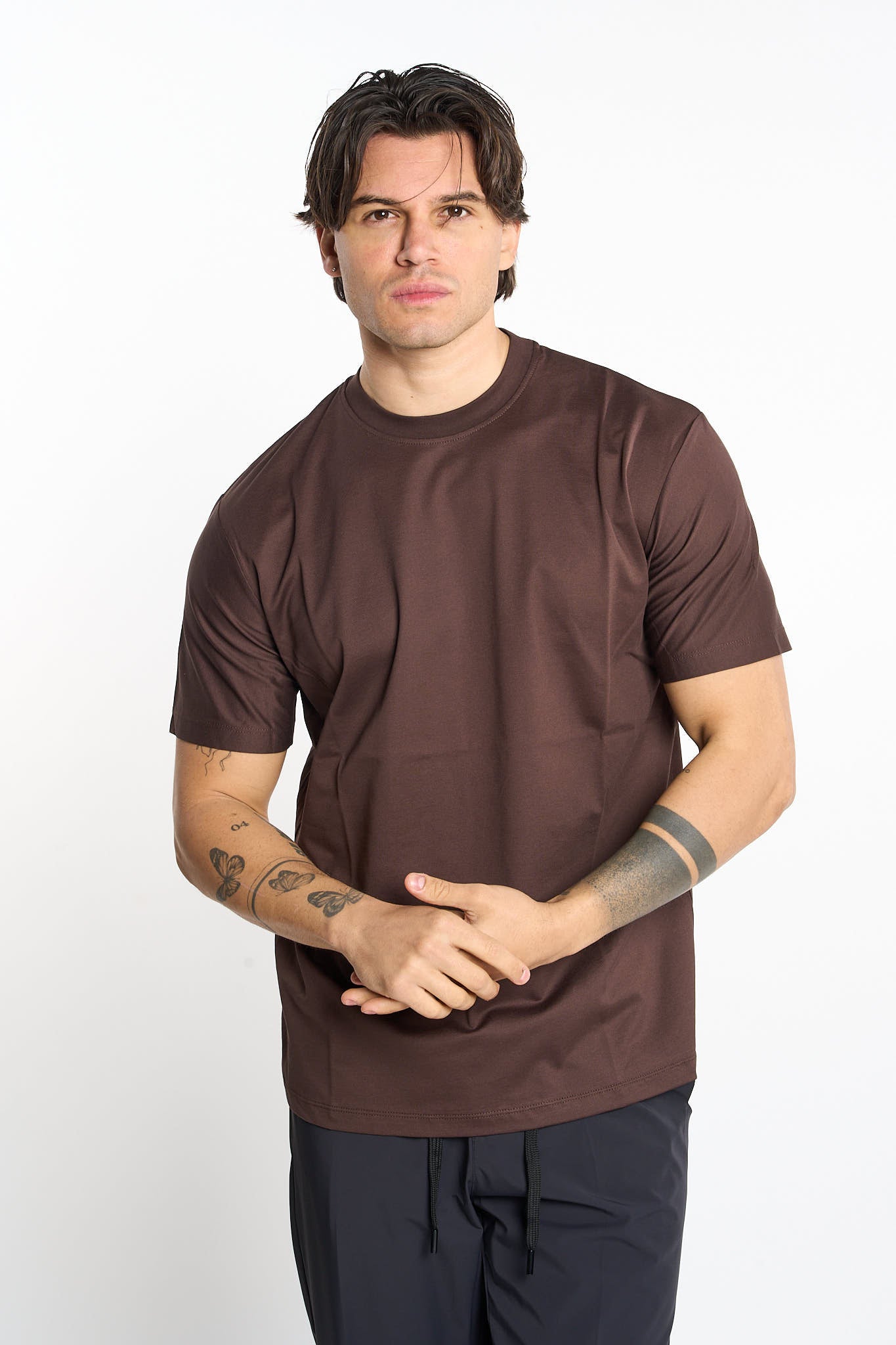 T-shirt YUU in piqué filoscozia certificato