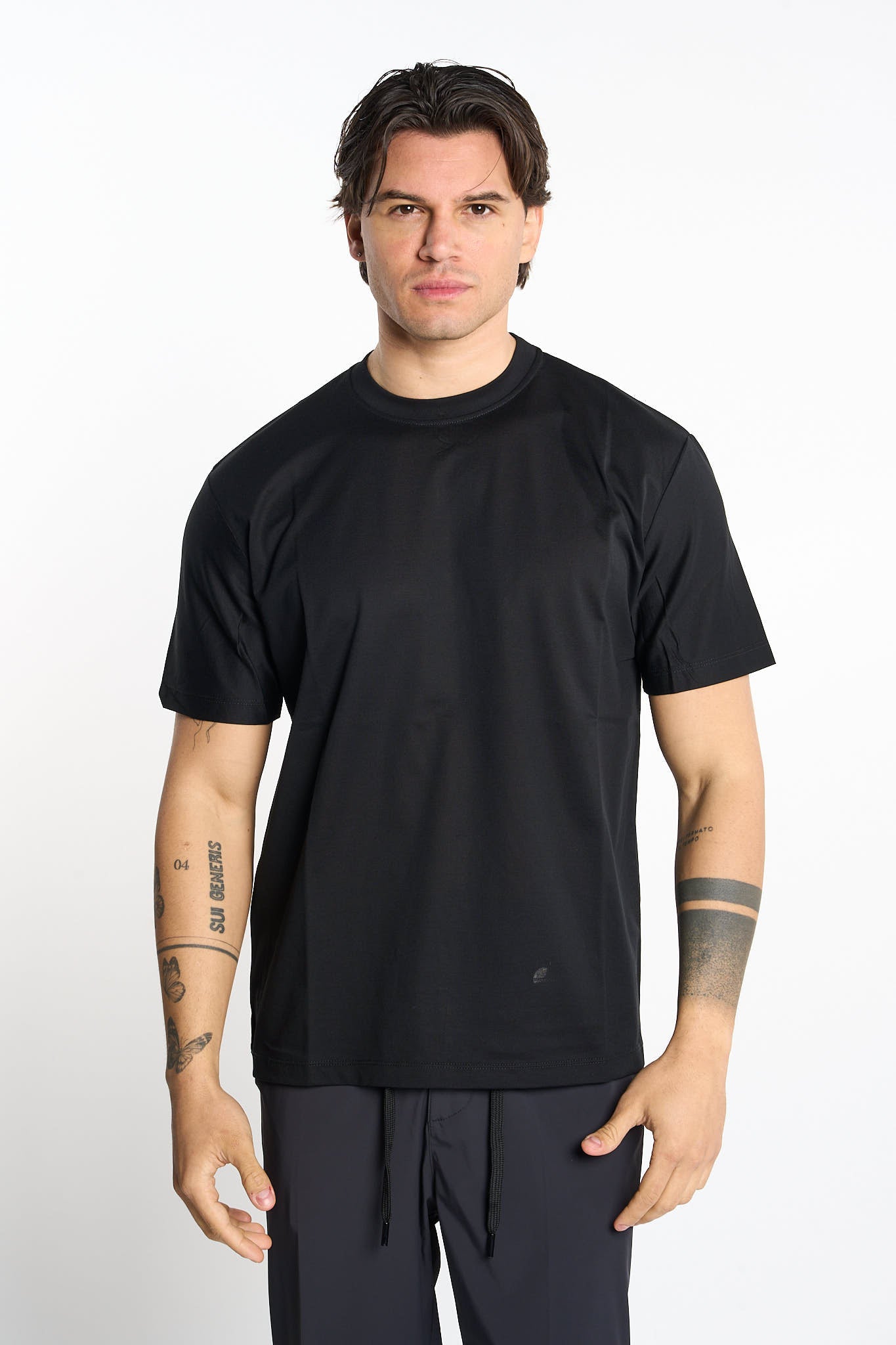 T-shirt YUU in piqué filoscozia certificato