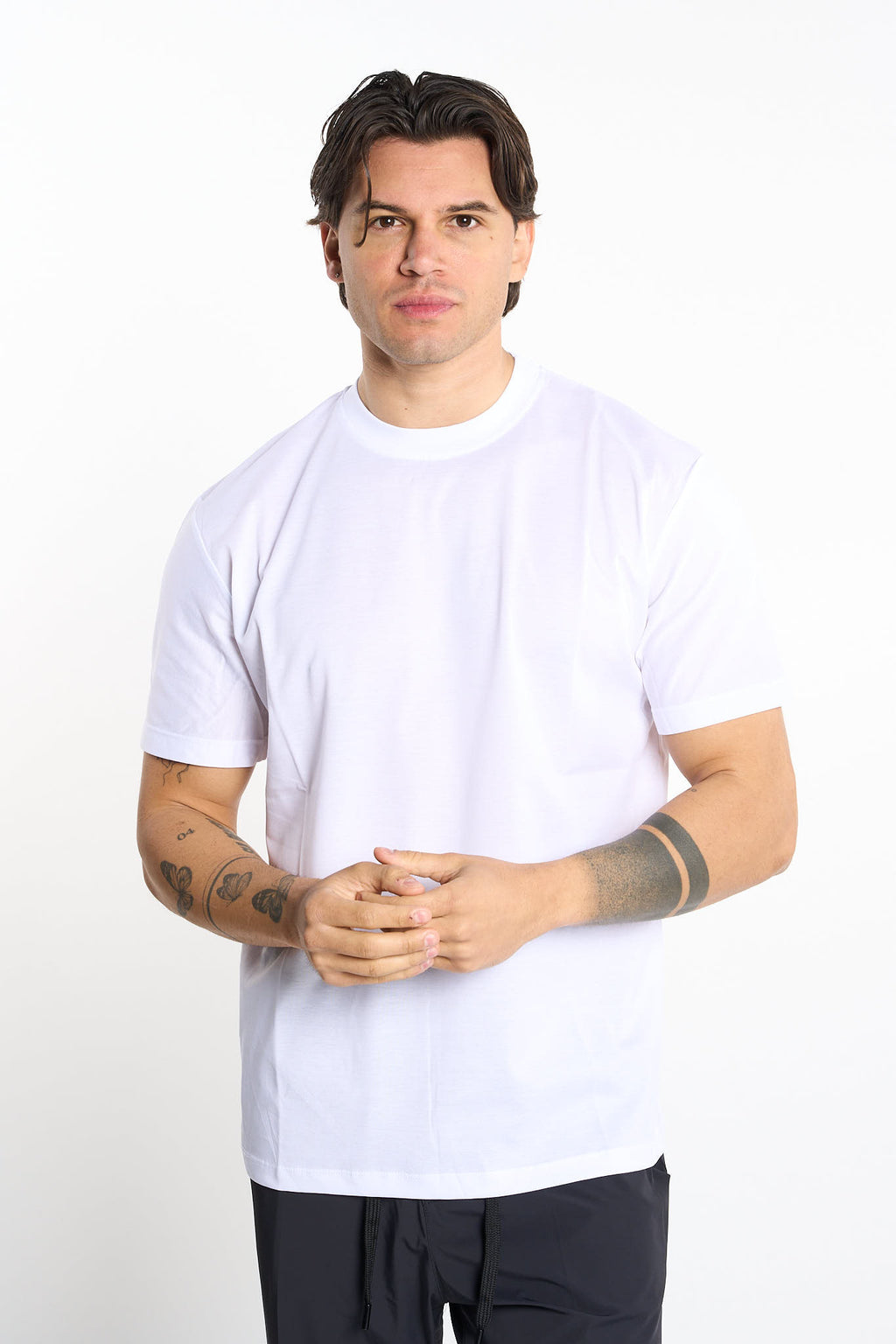 T-shirt YUU in piqué filoscozia certificato