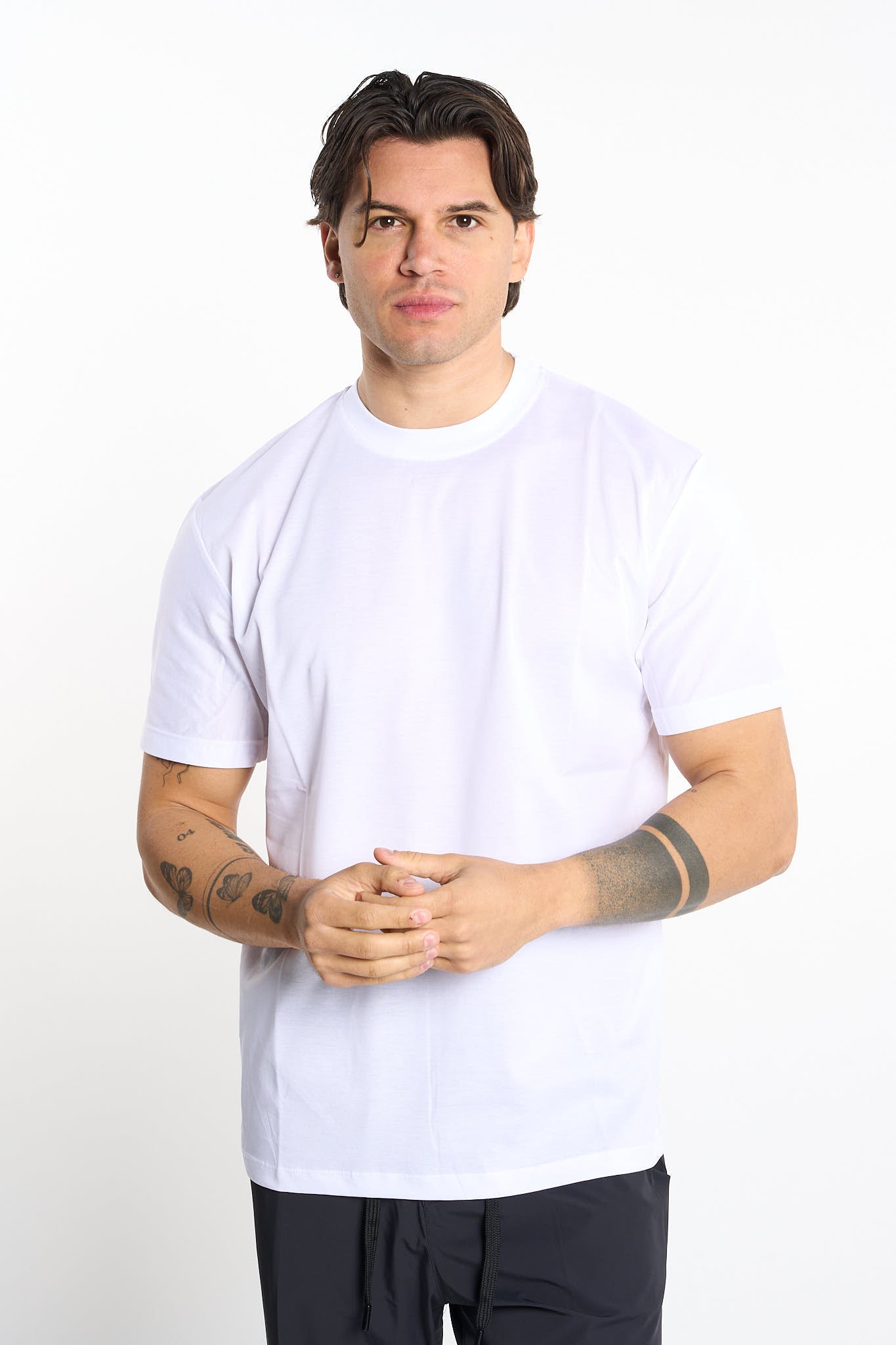 T-shirt YUU in piqué filoscozia certificato