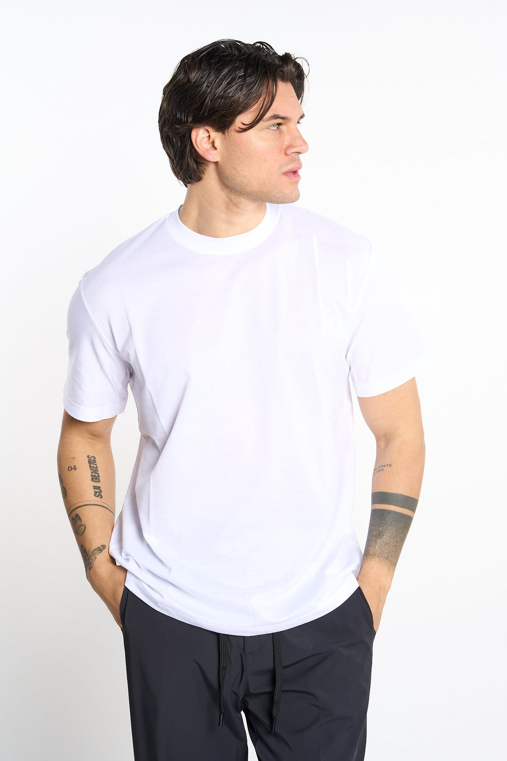 T-shirt YUU in piqué filoscozia certificato