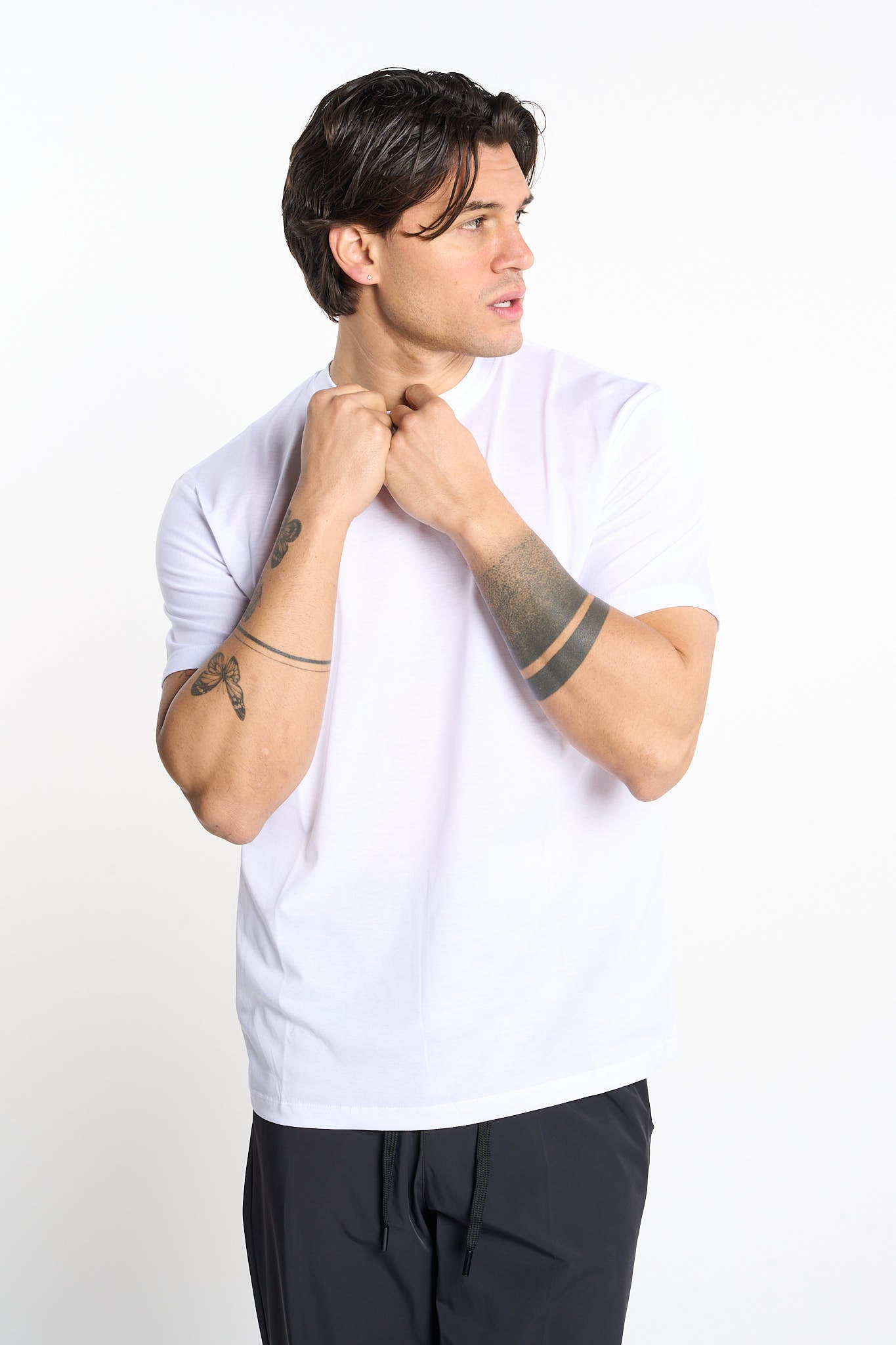 T-shirt YUU in piqué filoscozia certificato