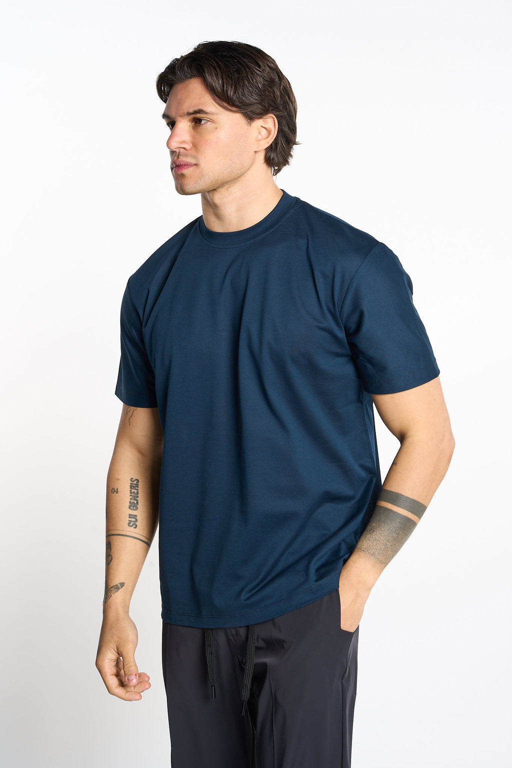 T-shirt YUU in piqué filoscozia certificato