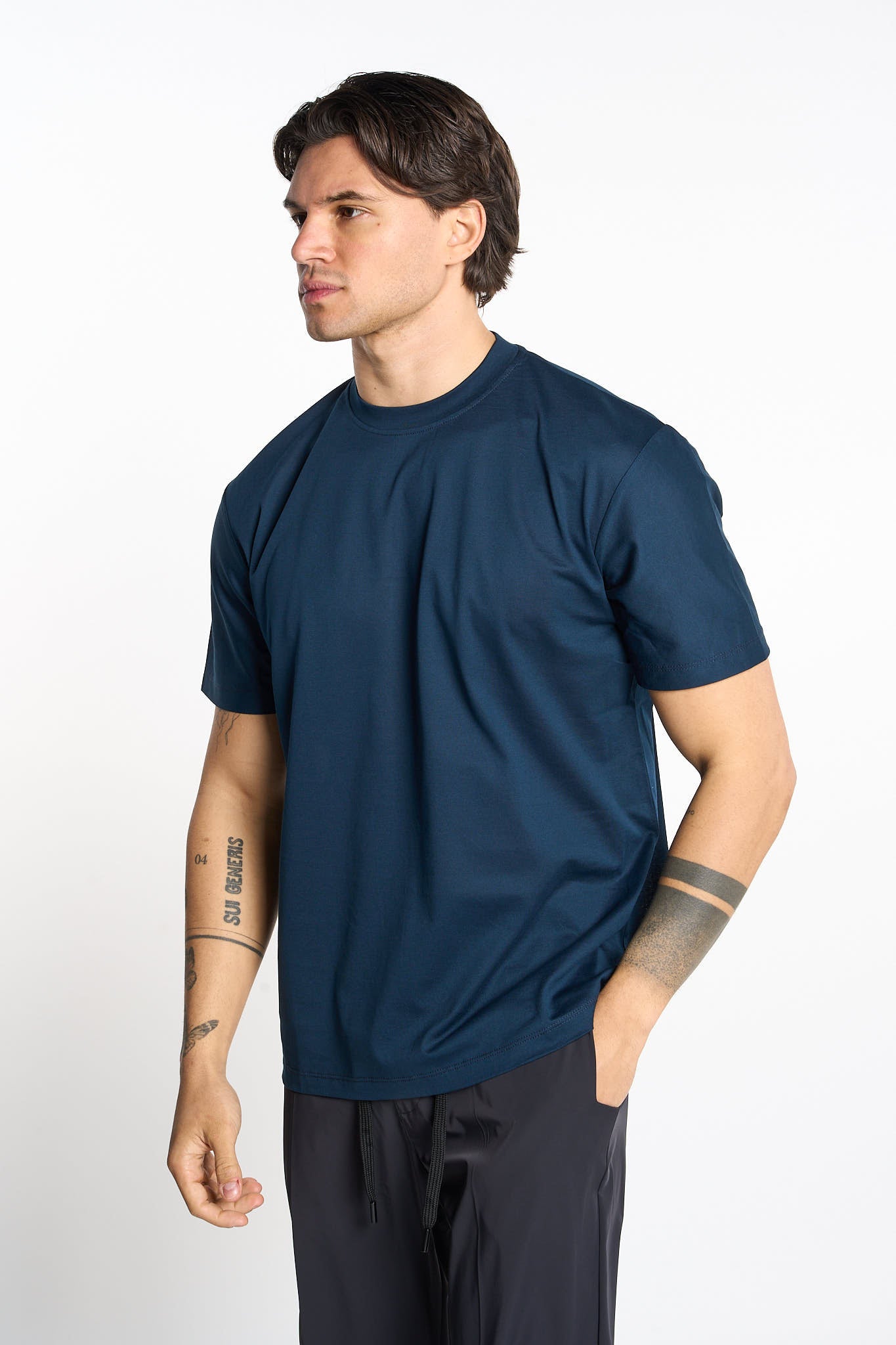 T-shirt YUU in piqué filoscozia certificato