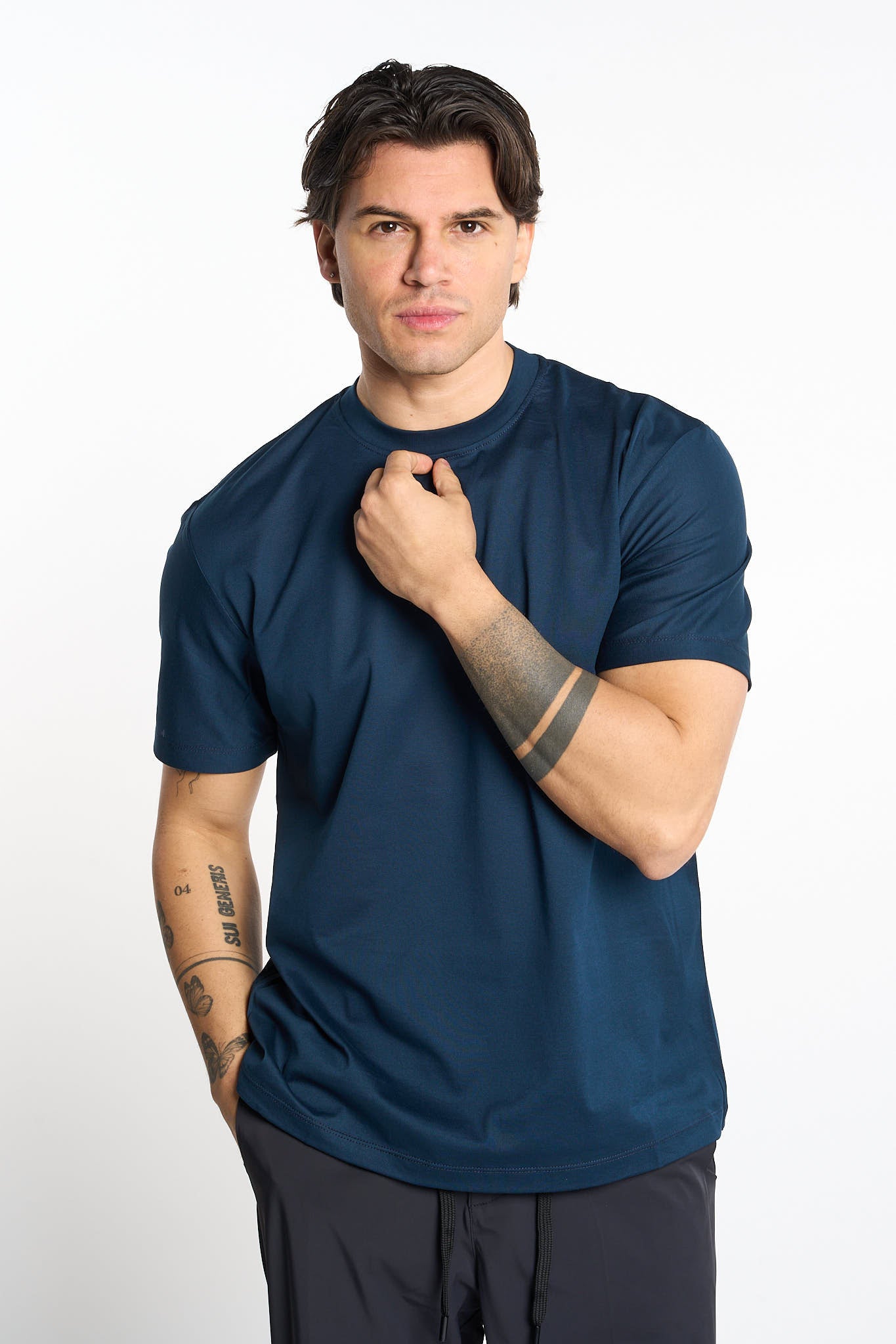 T-shirt YUU in piqué filoscozia certificato