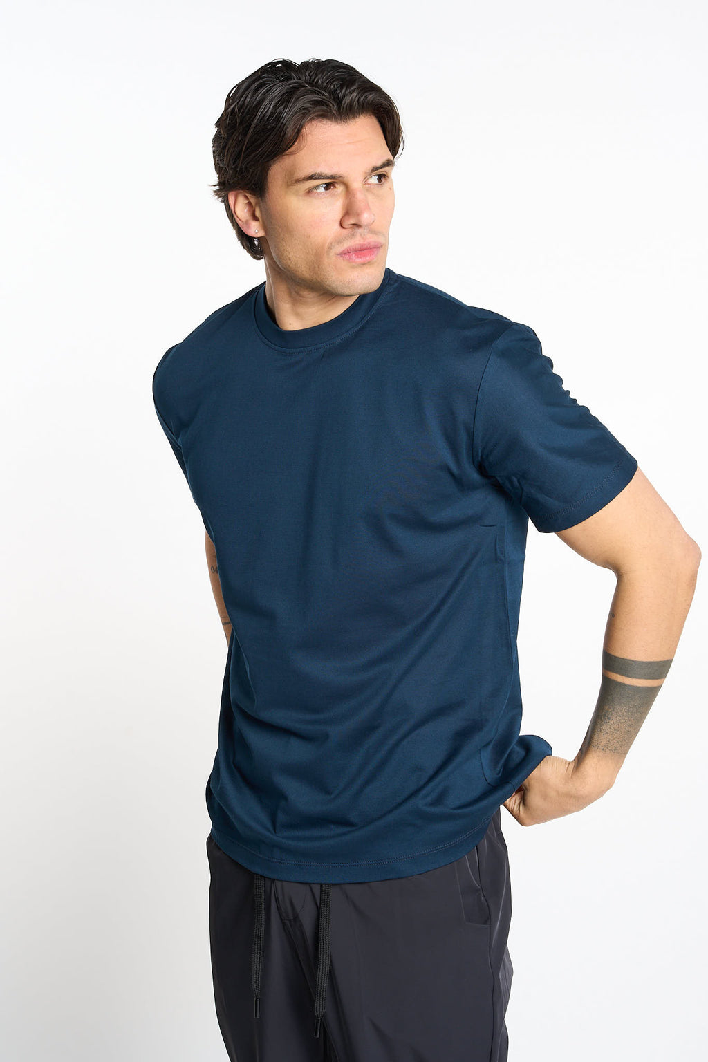 T-shirt YUU in piqué filoscozia certificato