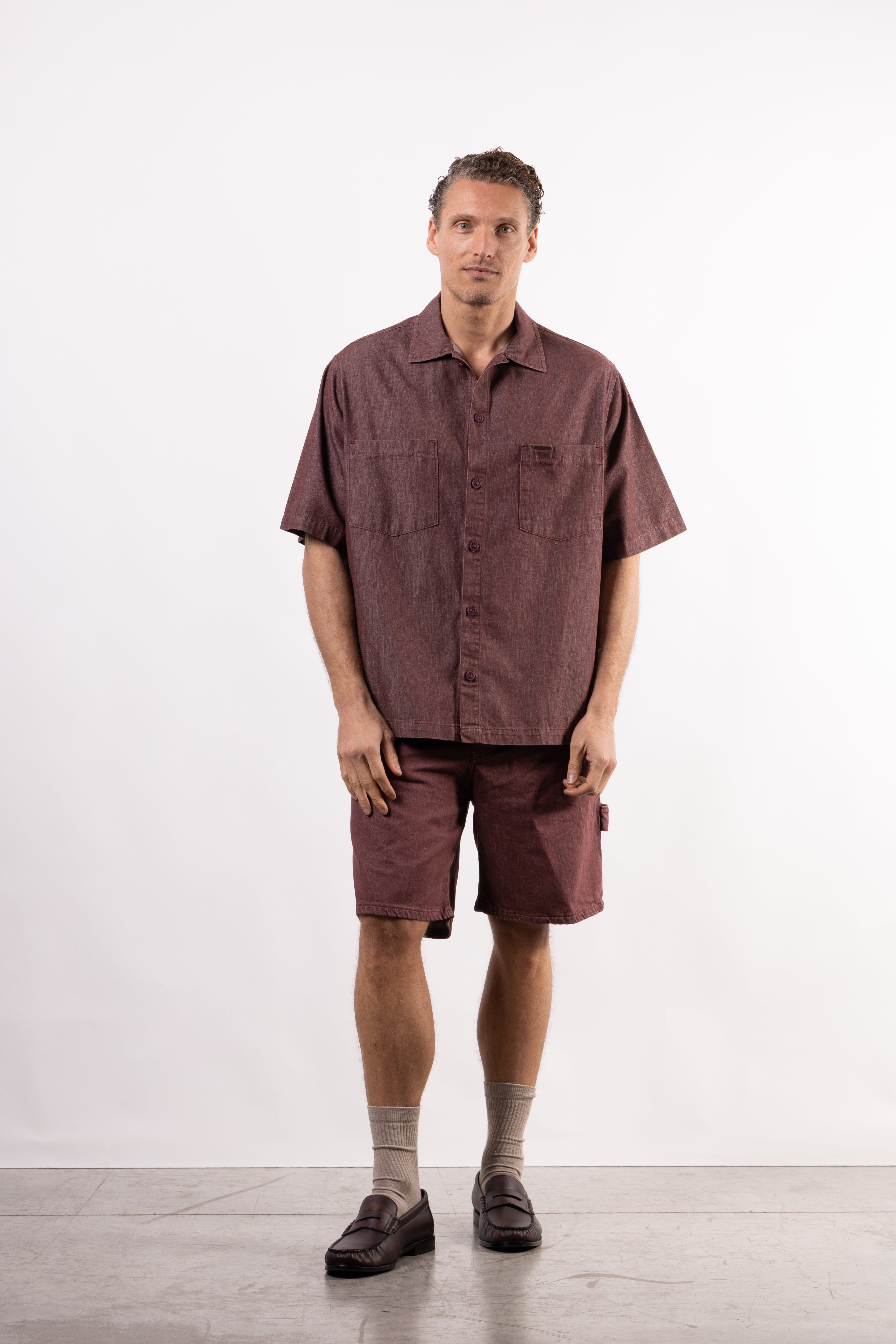 Coordinato in cotone oversize fit