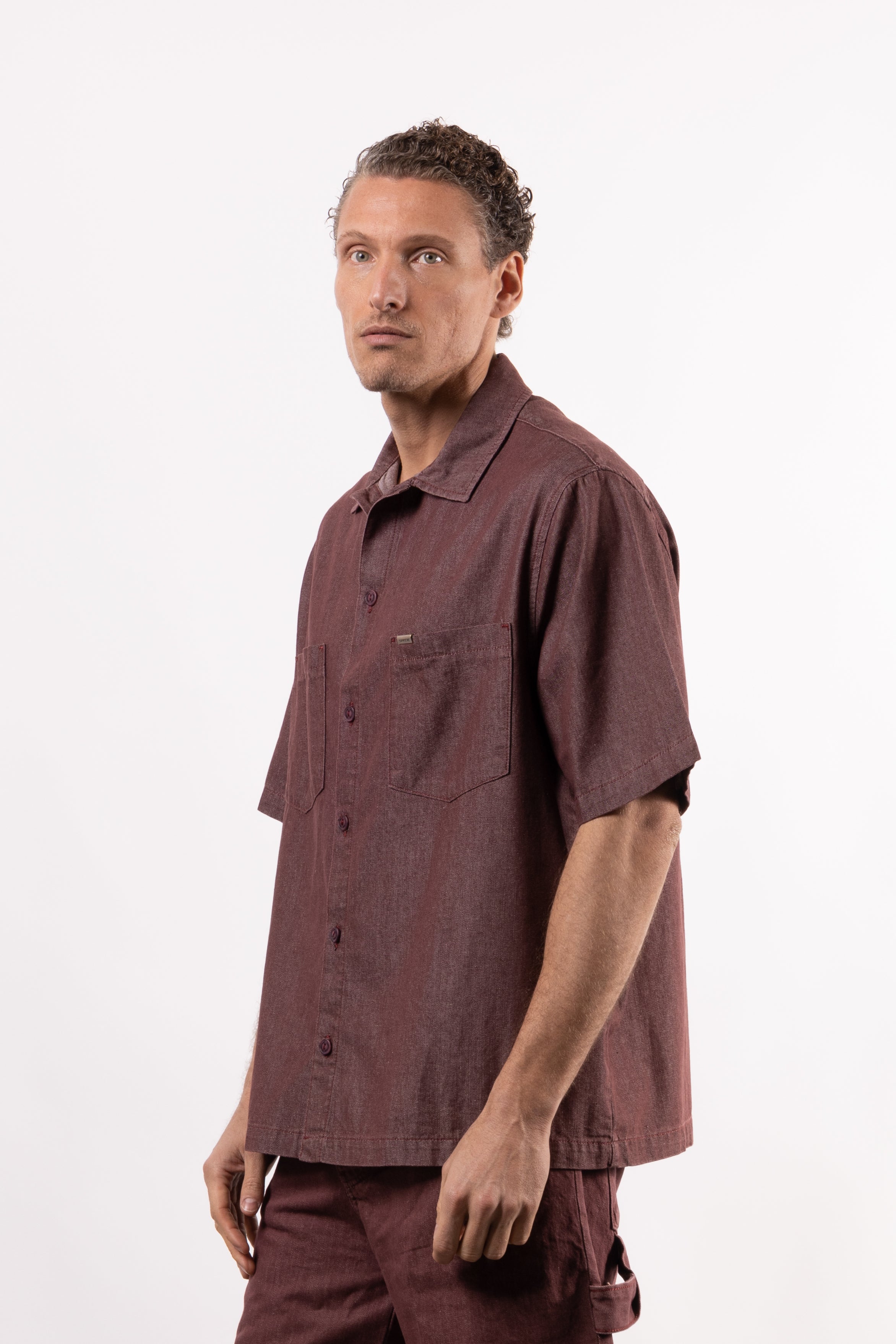Camicia con tasconi oversize