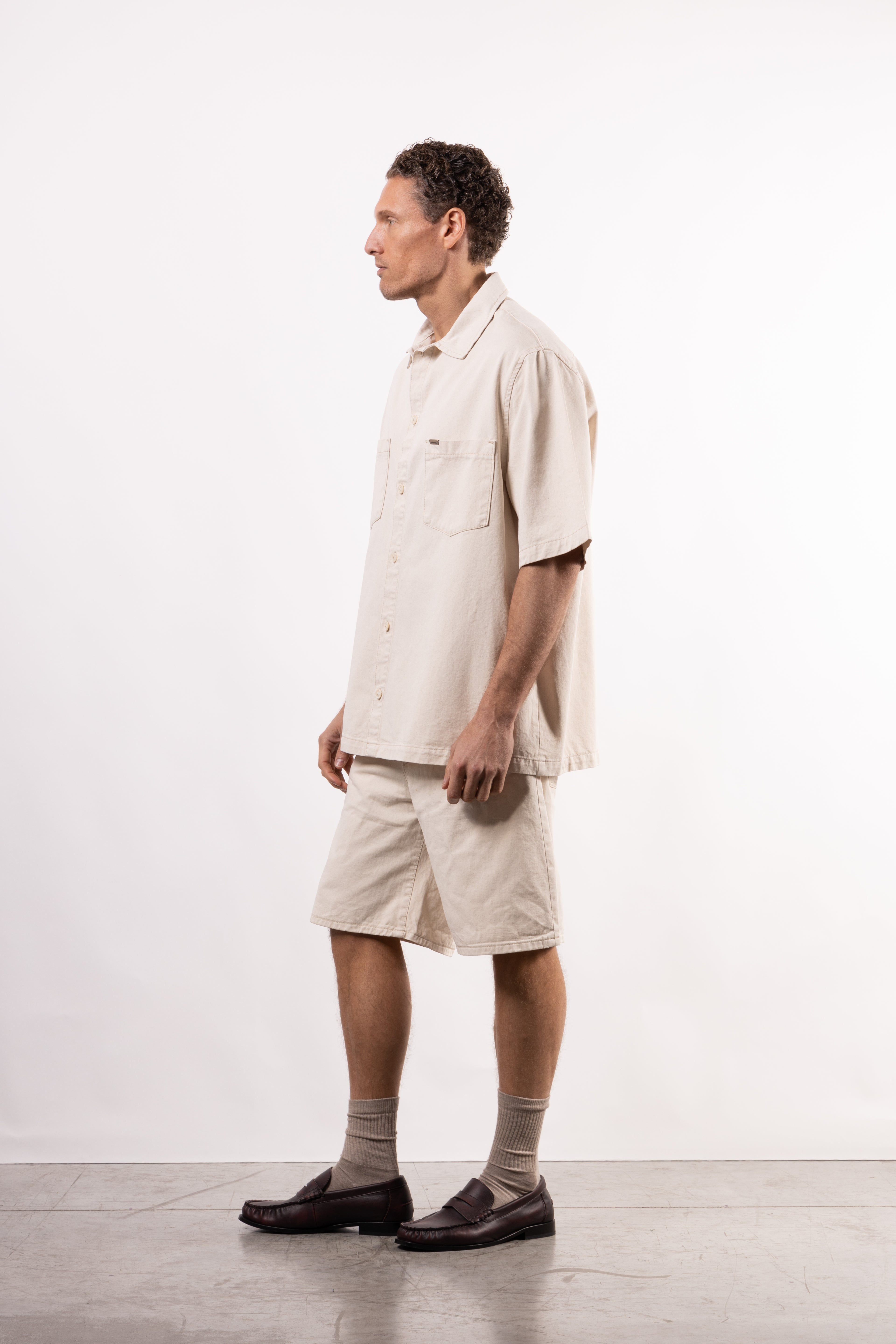 Coordinato in cotone oversize fit basic