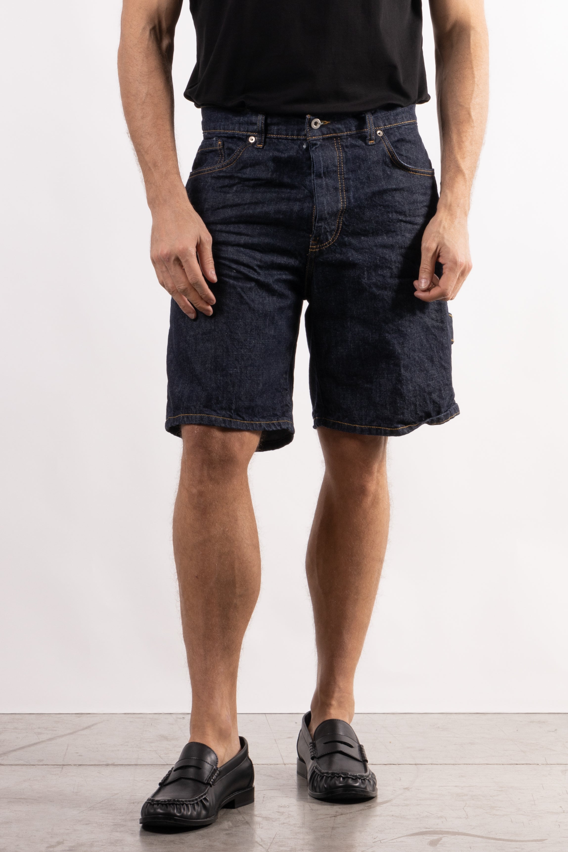 Bermuda denim carpenter OSAKA blu scuro
