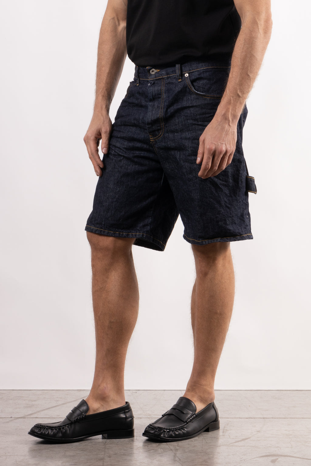 Bermuda denim carpenter OSAKA blu scuro