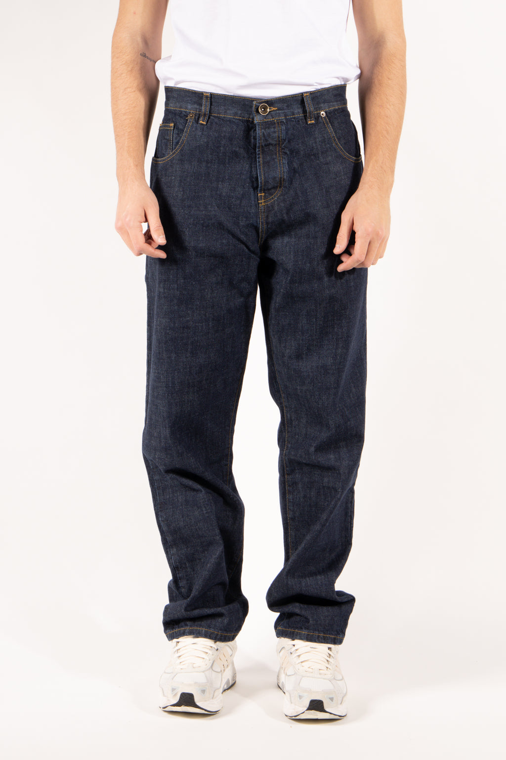 Jeans Gavroche cinque tasche blu indaco