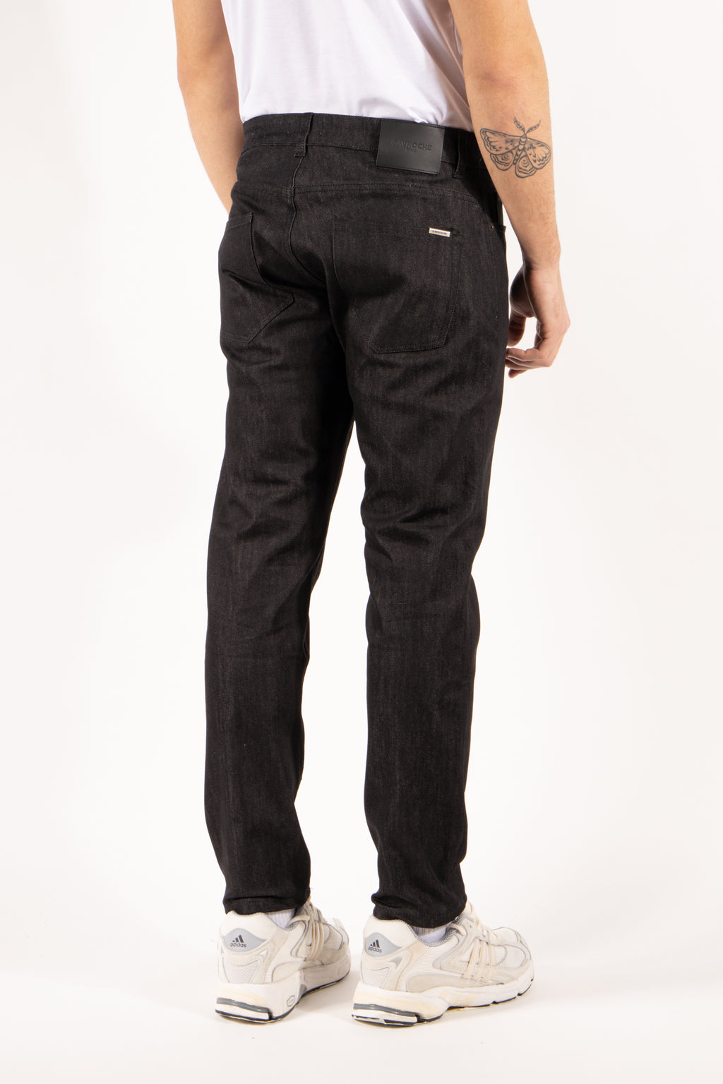 Jeans Gavroche cinque tasche slim fit nero