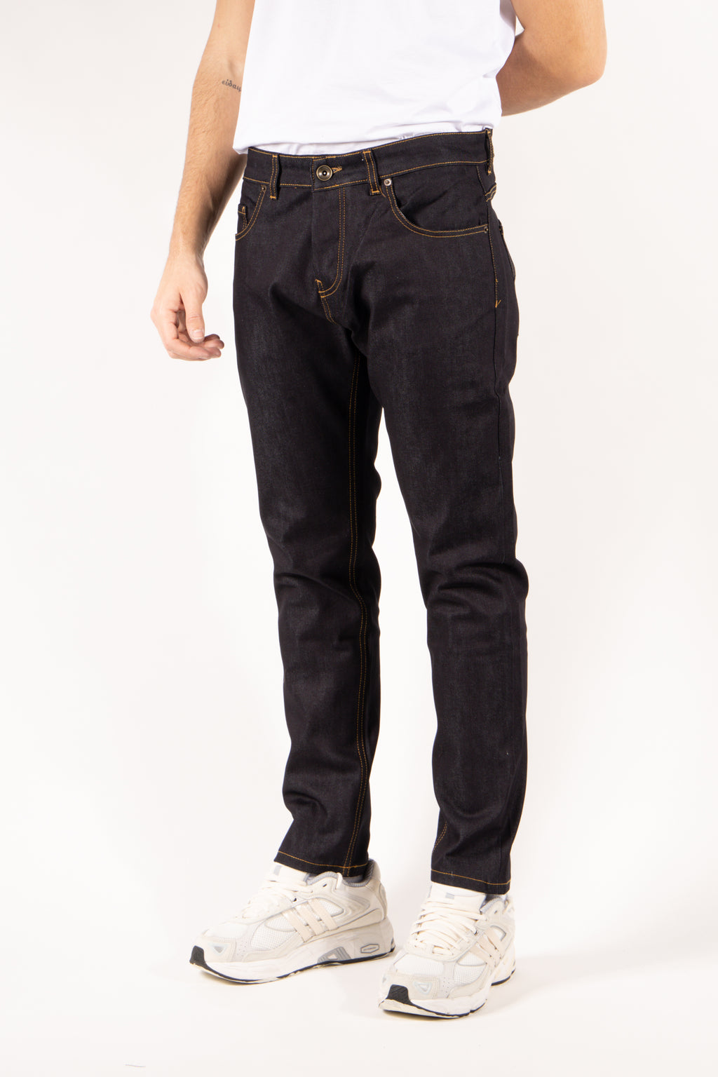 Jeans Gavroche cinque tasche slim fit blu scuro