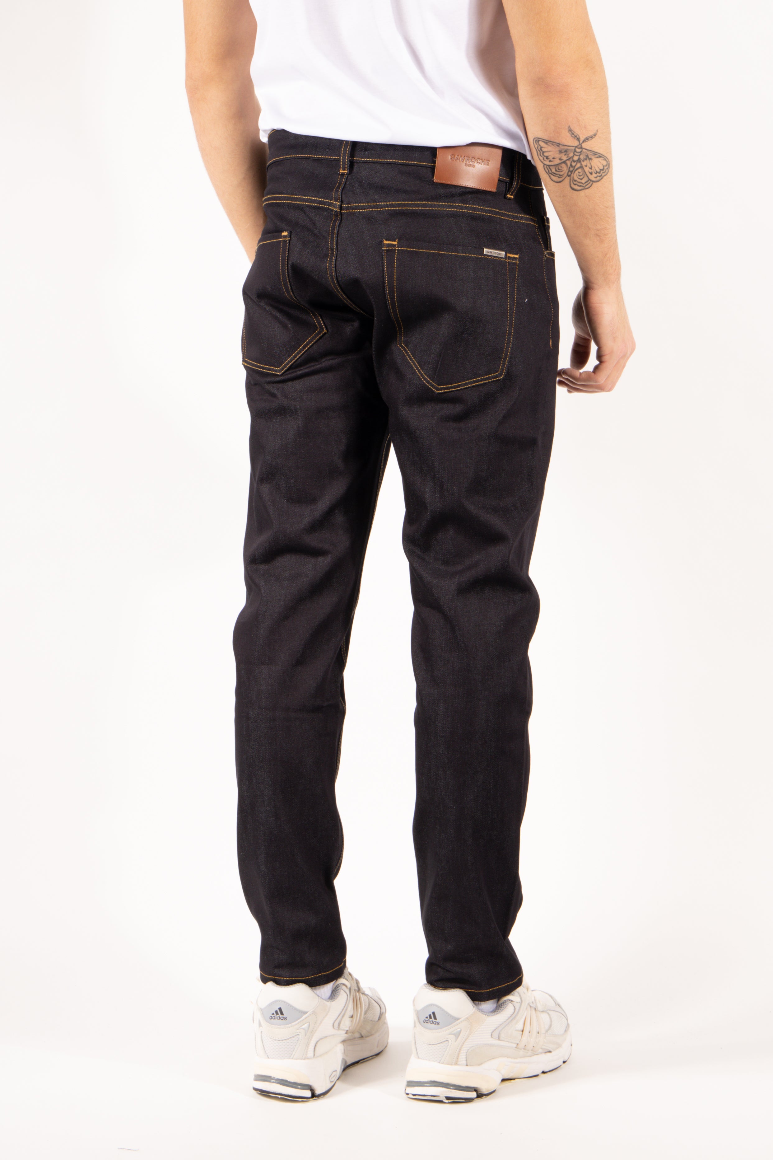 Jeans Gavroche cinque tasche slim fit blu scuro