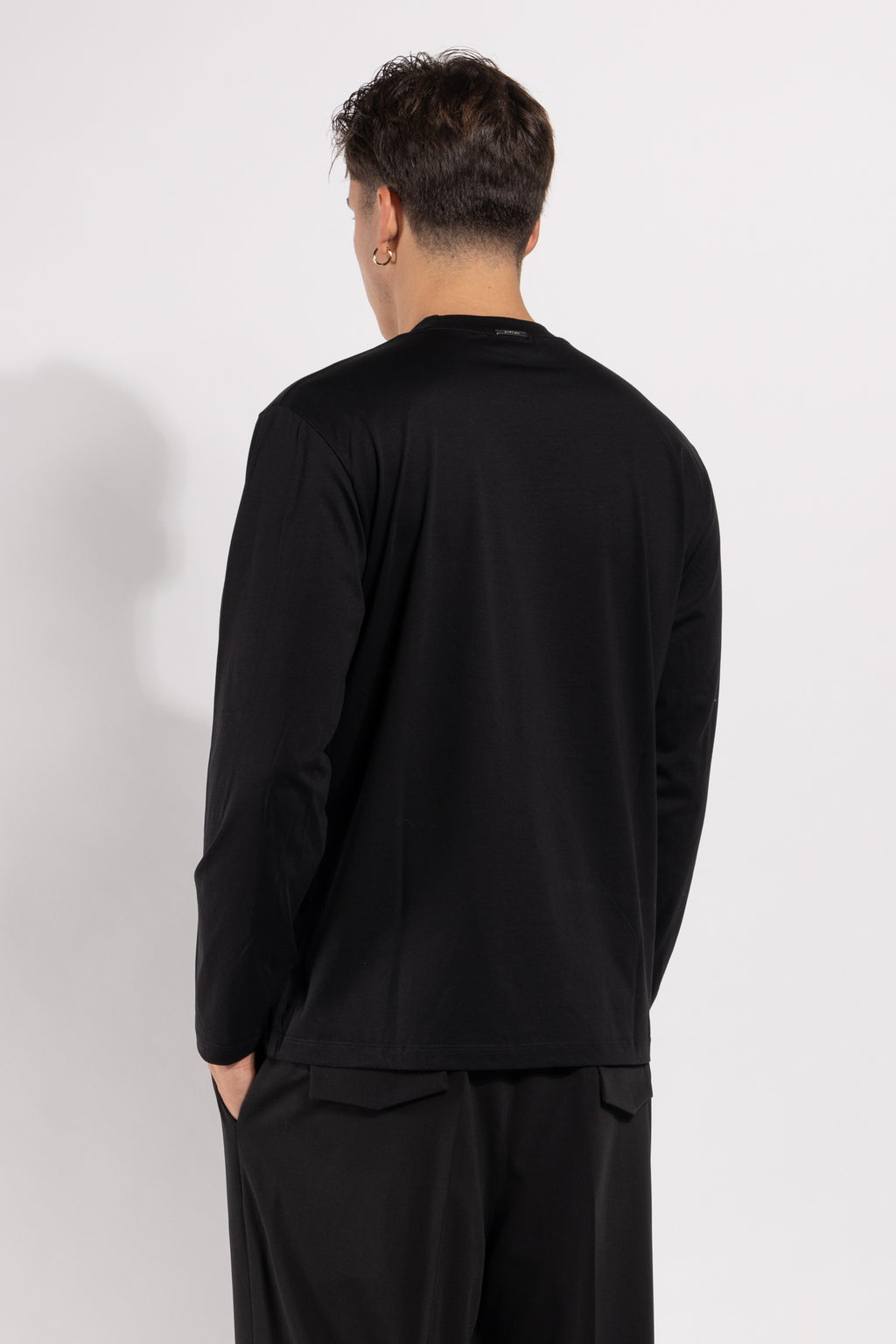 T-shirt Gavroche a manica lunga in cotone mercerizzato