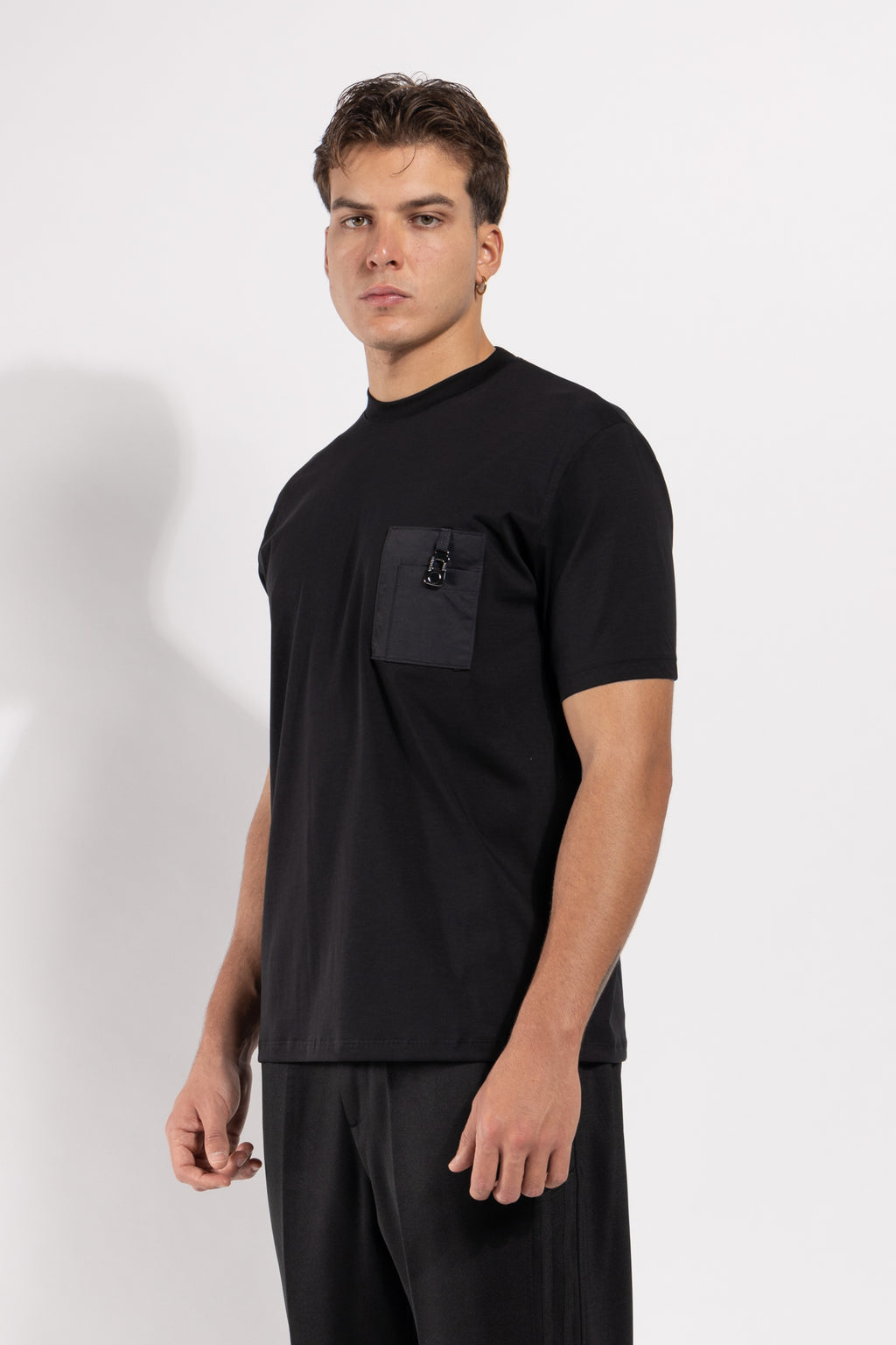 T-shirt Gavroche in cotone mercerizzato con dettaglio applicato