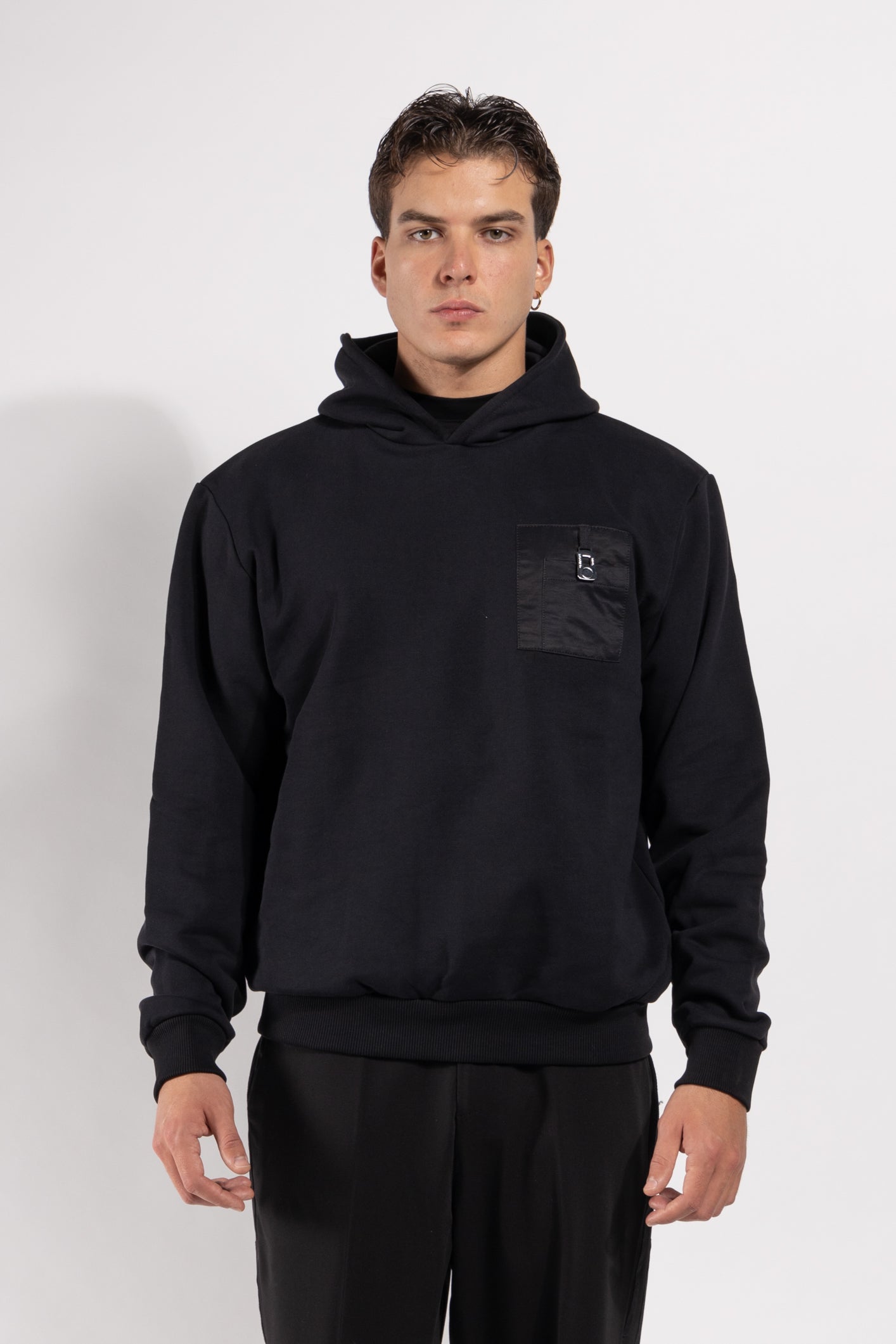 Felpa Gavroche con cappuccio e tasca frontale