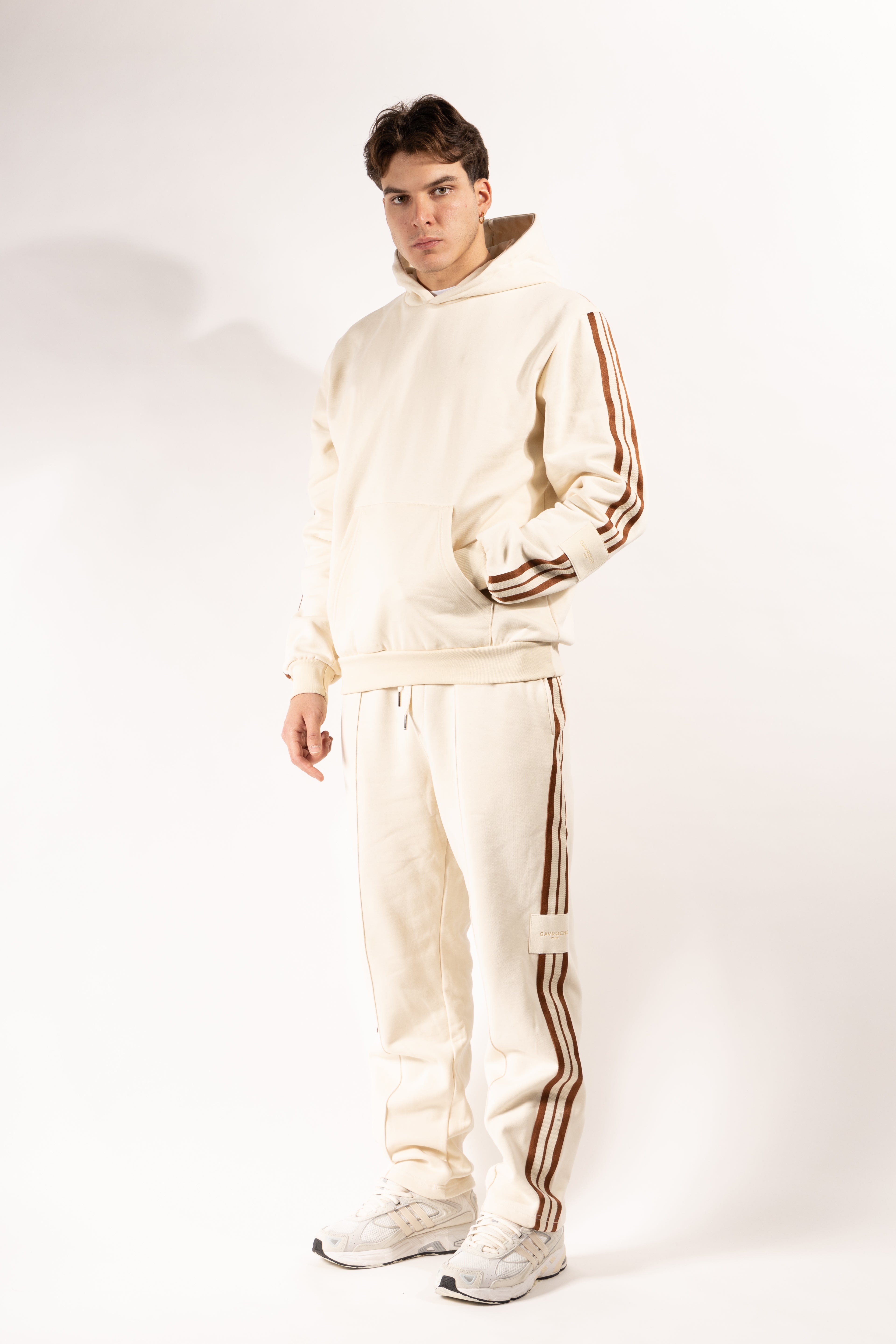 Tuta Gavroche con bande laterali a contrasto