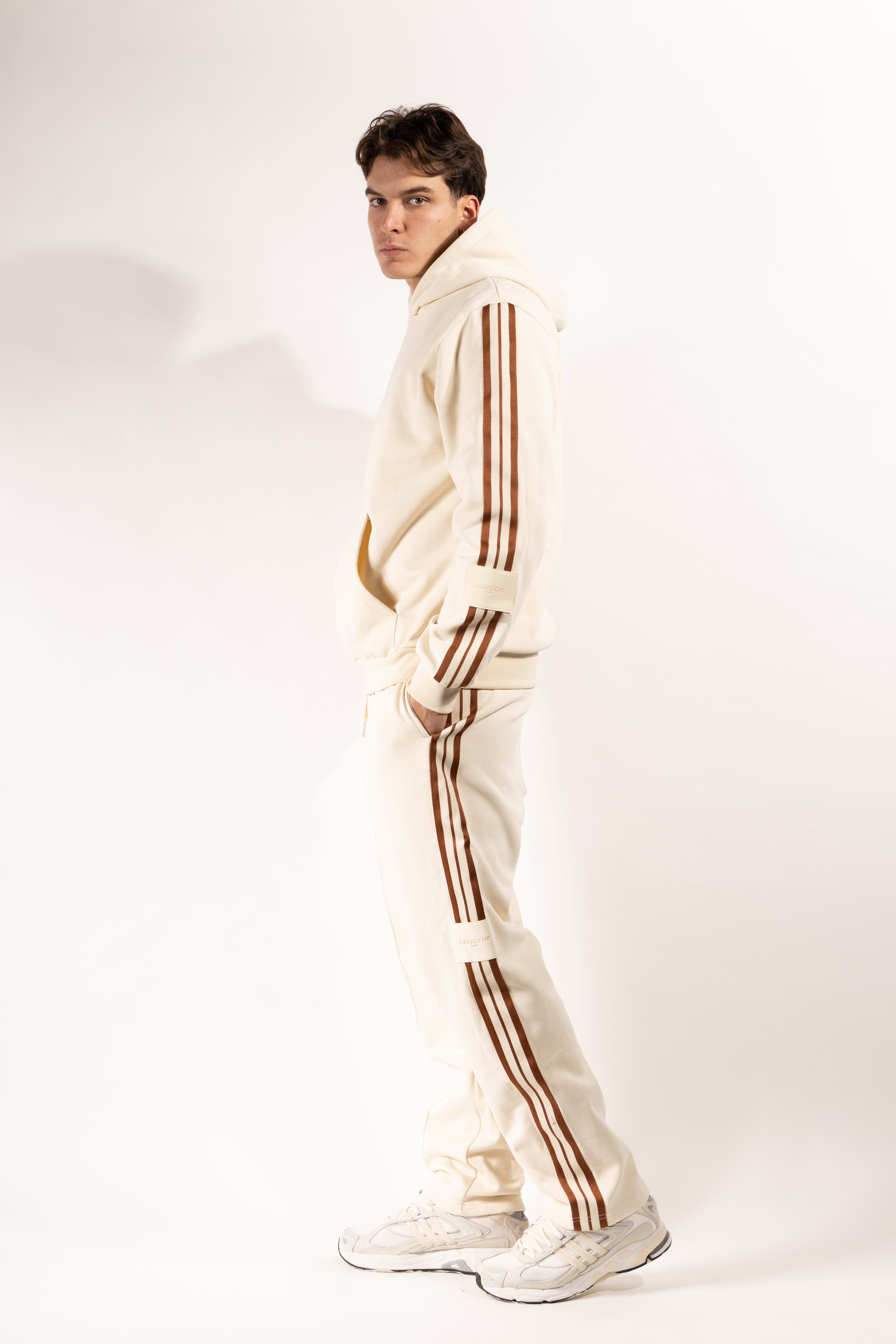 Tuta Gavroche con bande laterali a contrasto