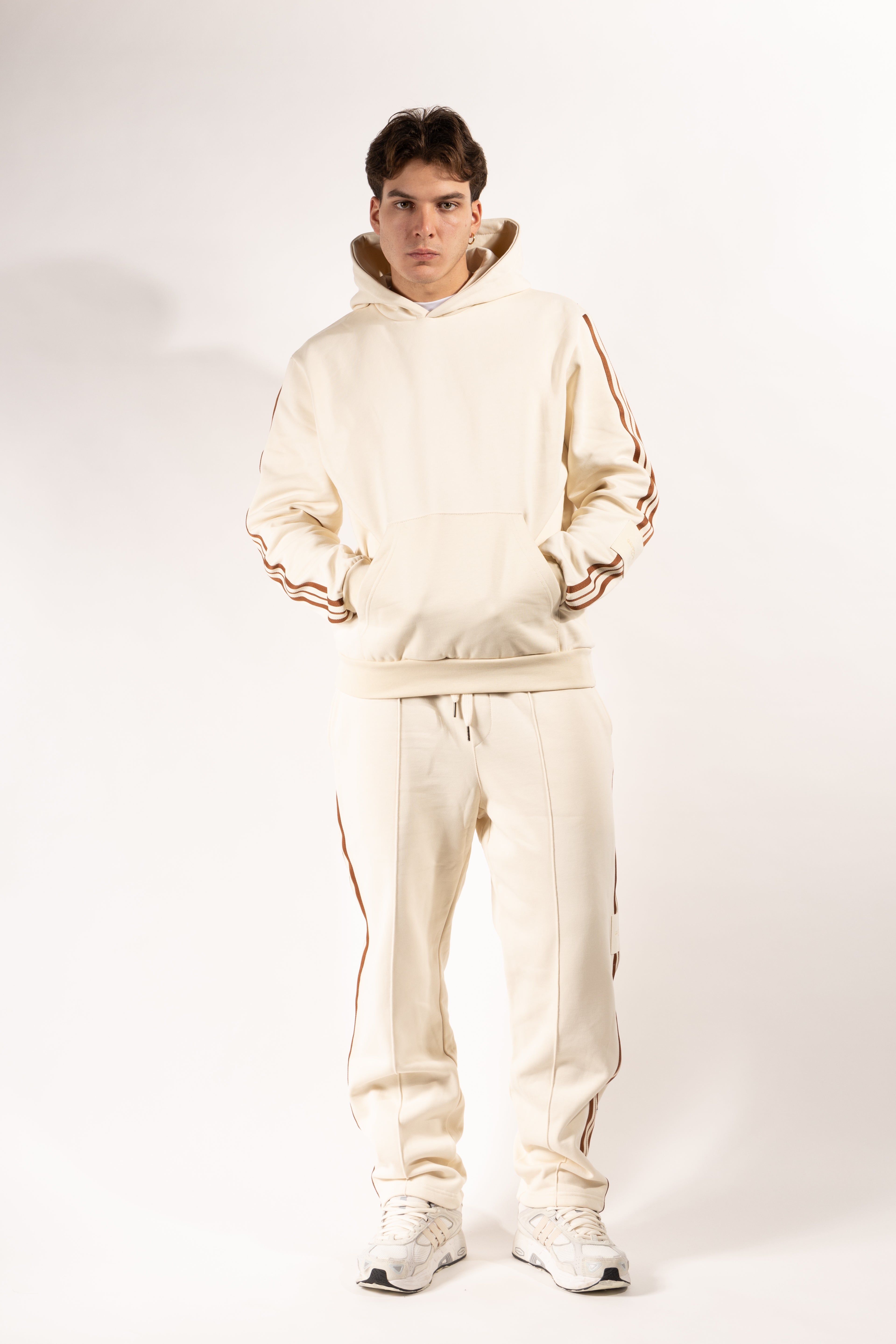 Tuta Gavroche con bande laterali a contrasto