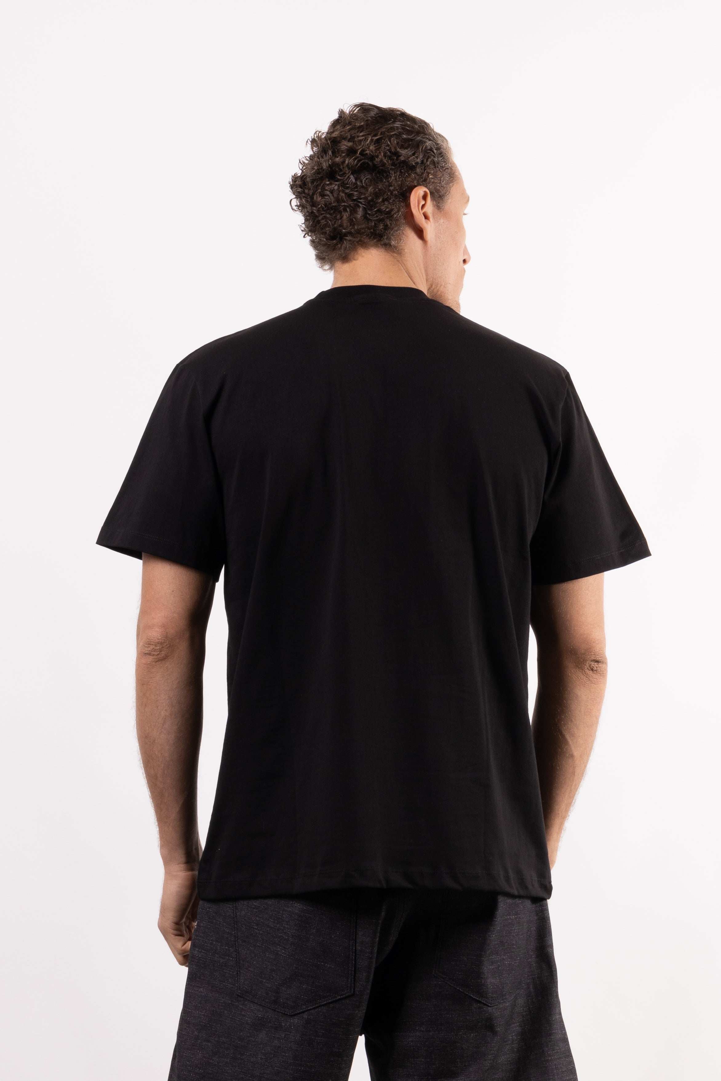 T-shirt 100% cotone con patch in tessuto