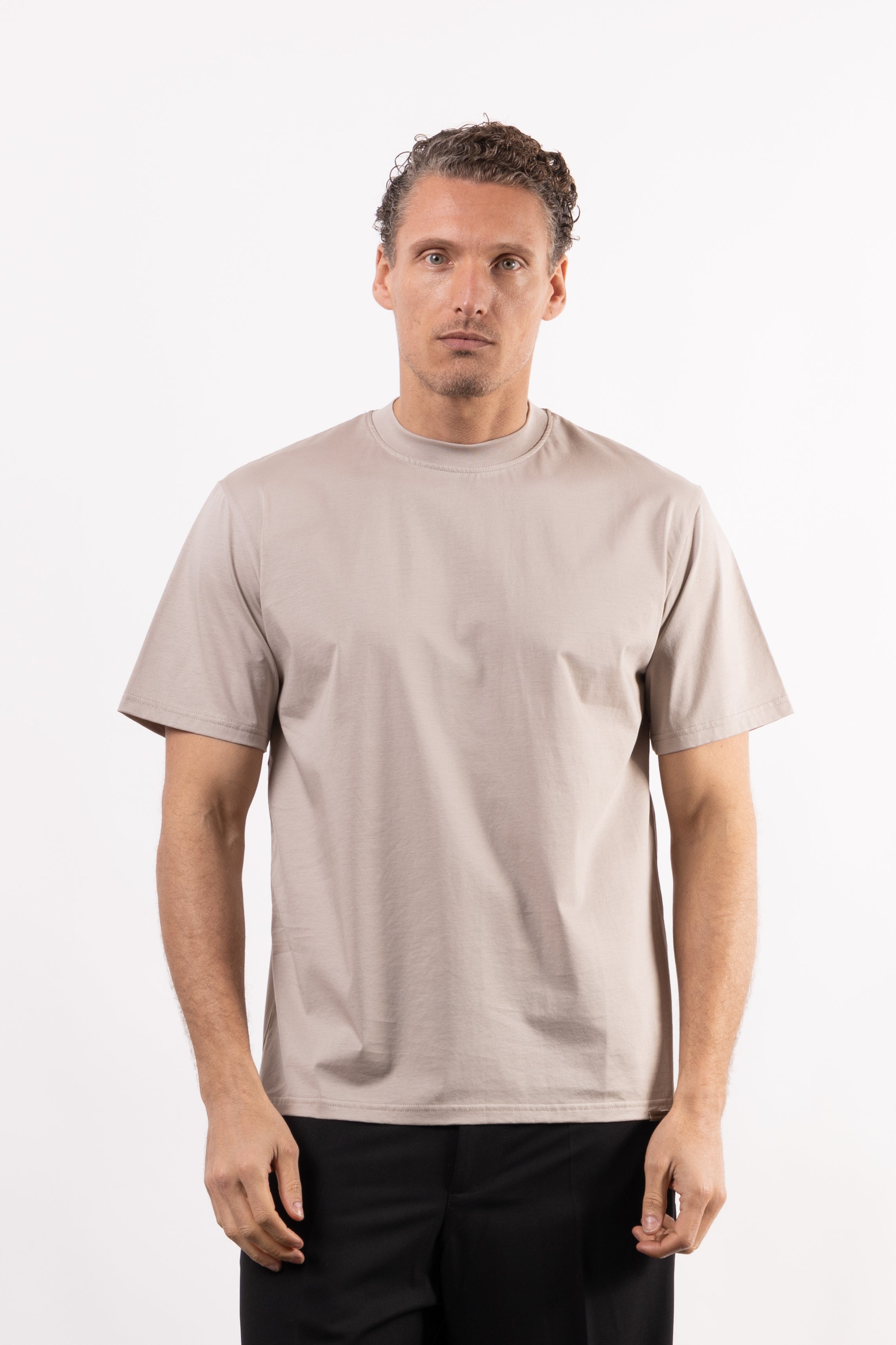 T-shirt basic 100% cotone mercerizzato
