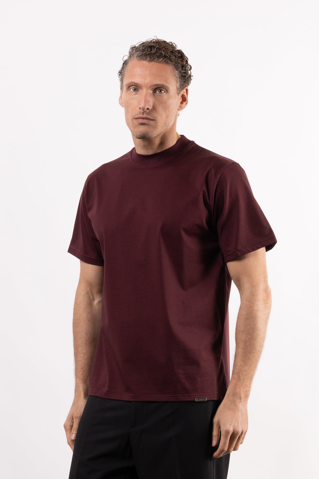 T-shirt basic 100% cotone mercerizzato