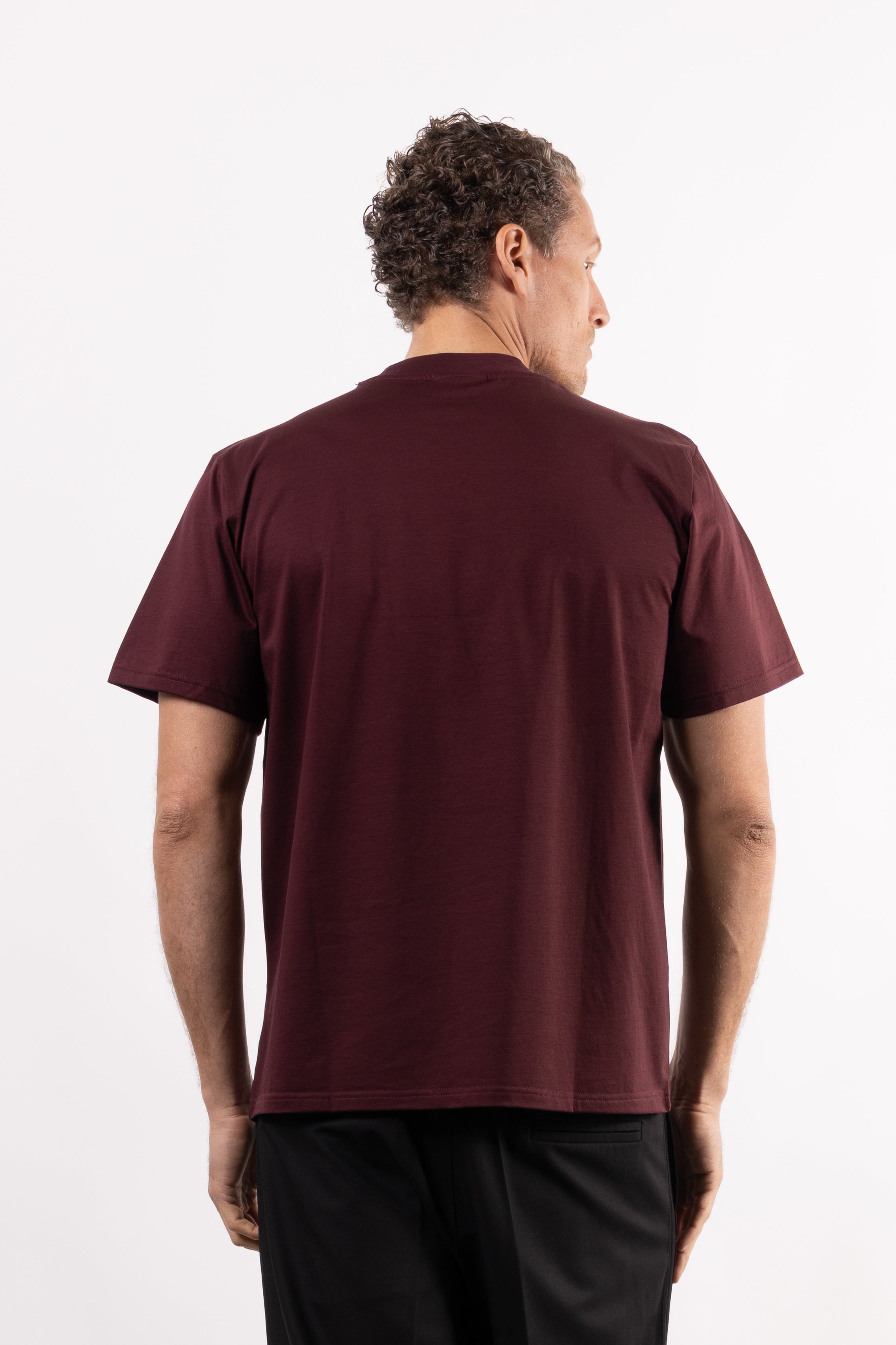 T-shirt basic 100% cotone mercerizzato