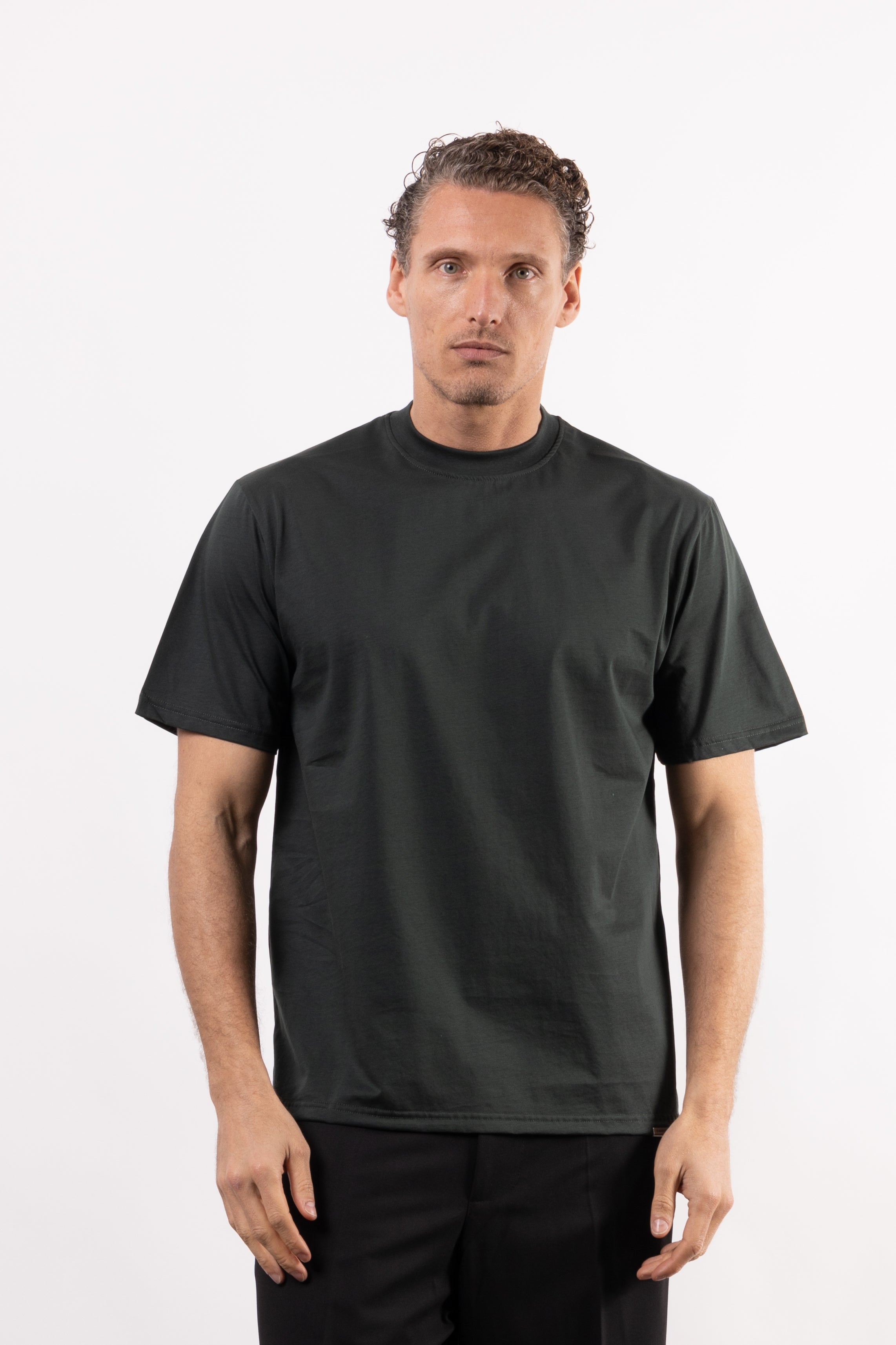 T-shirt basic 100% cotone mercerizzato