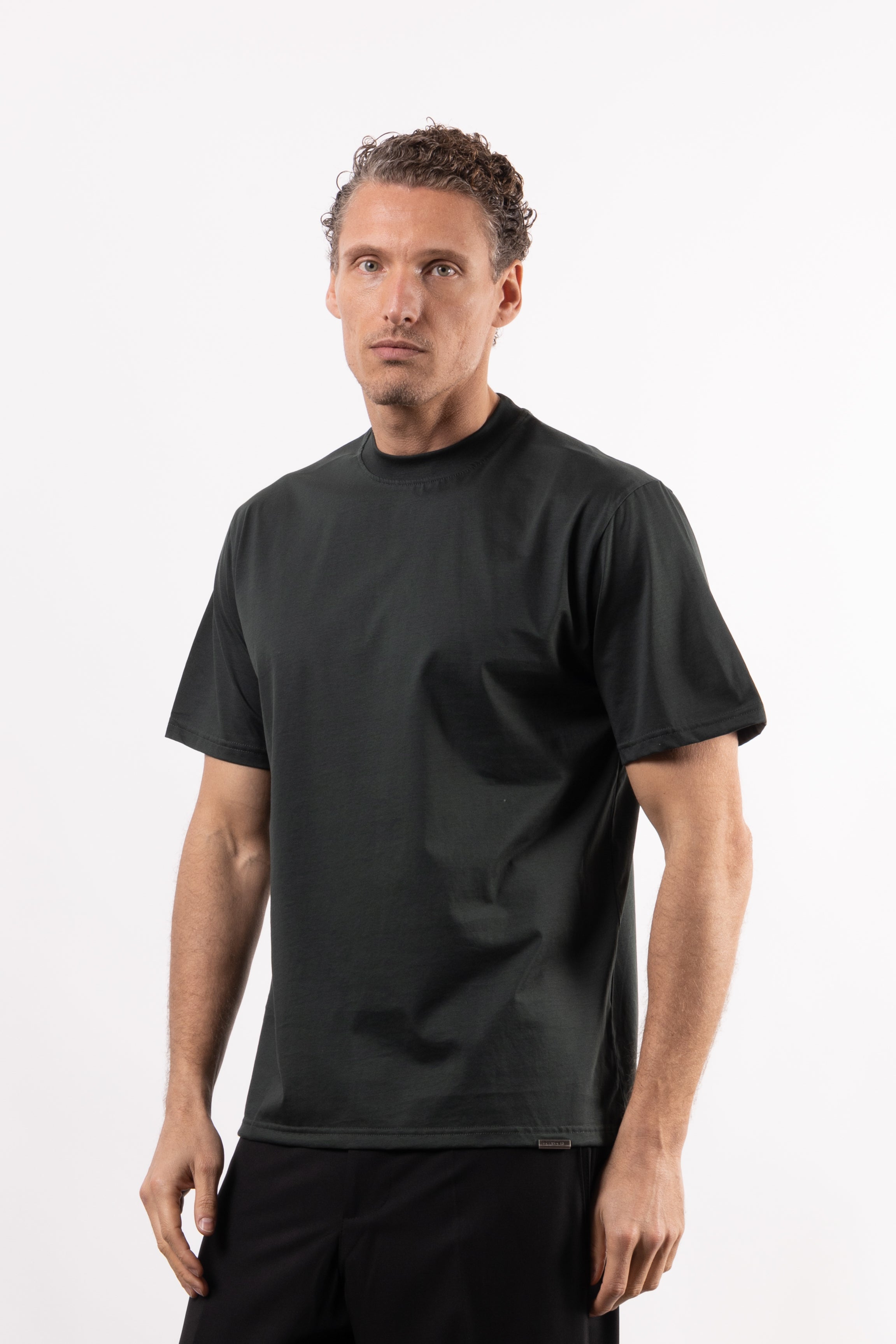 T-shirt basic 100% cotone mercerizzato