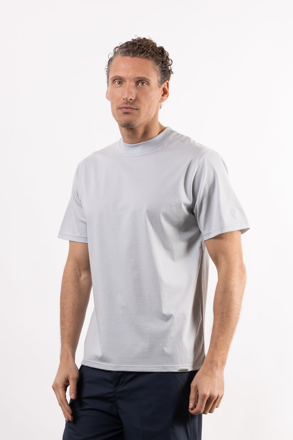 T-shirt basic 100% cotone mercerizzato