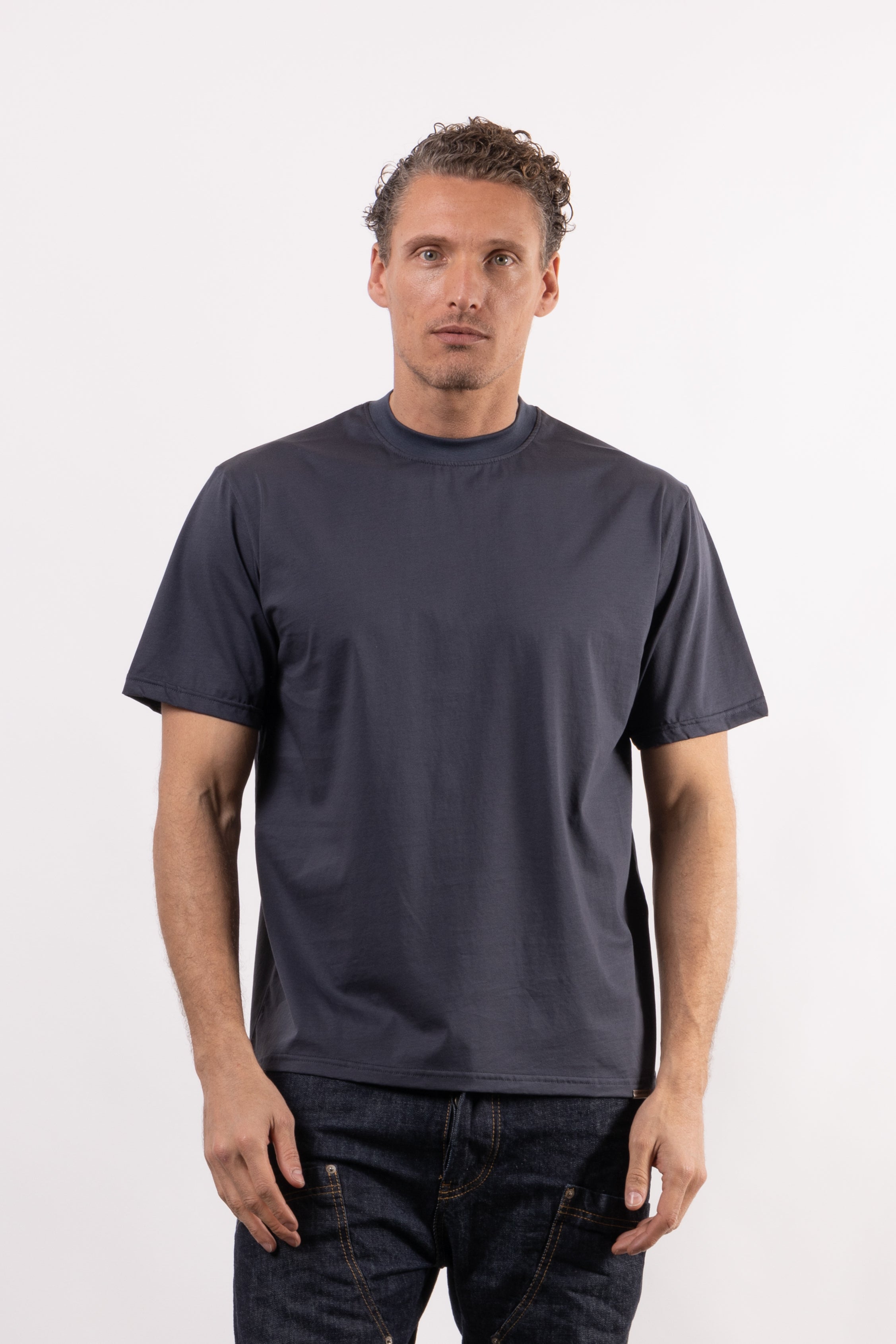 T-shirt basic 100% cotone mercerizzato