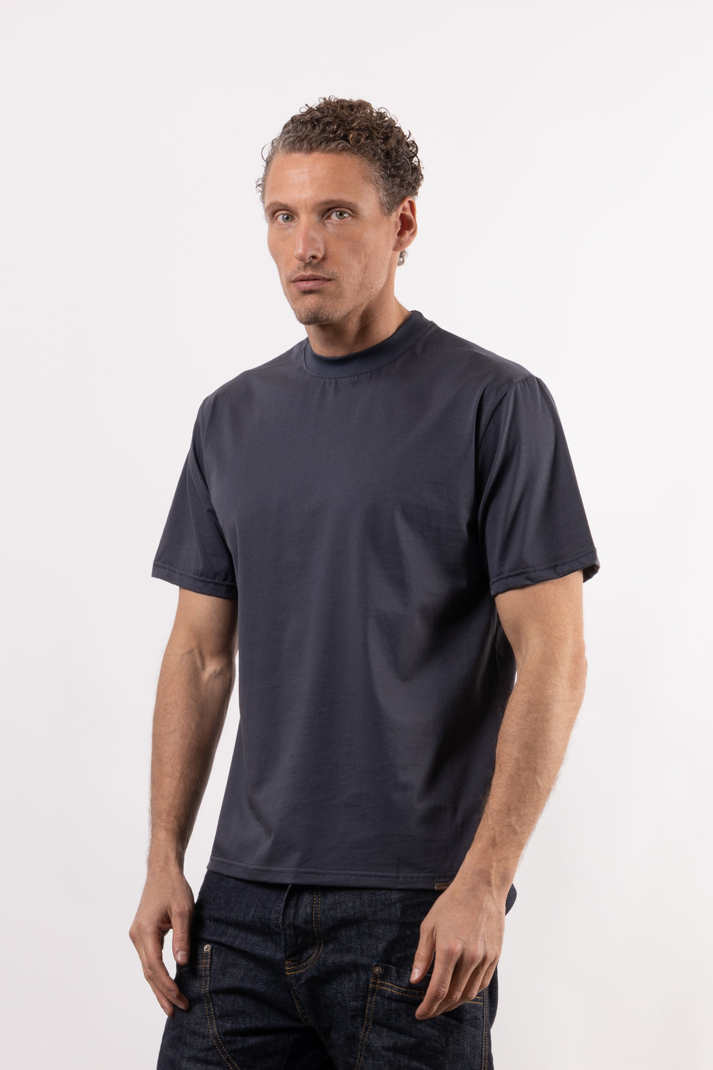 T-shirt basic 100% cotone mercerizzato