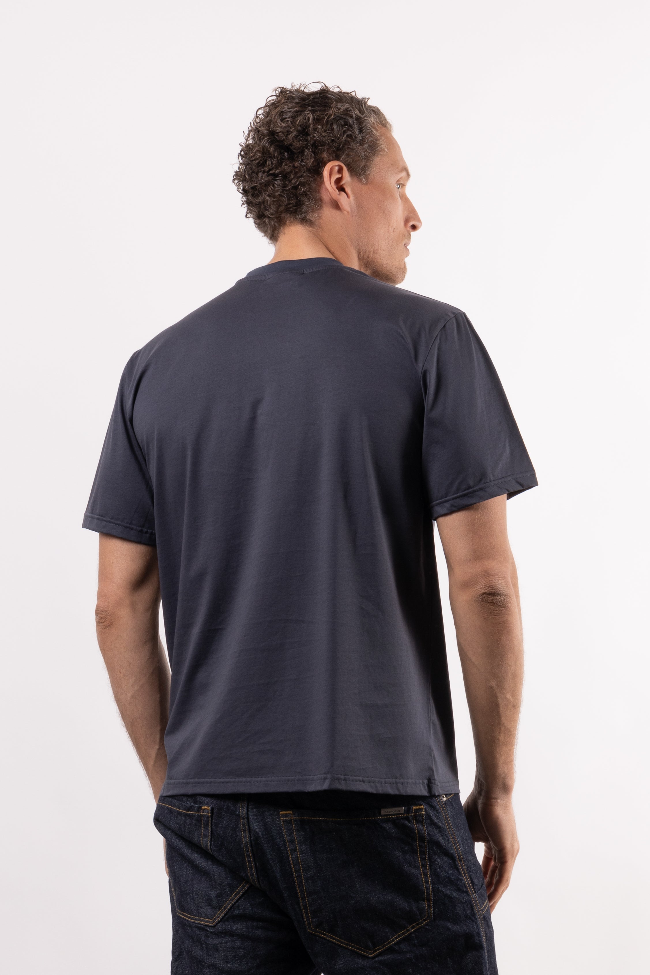 T-shirt basic 100% cotone mercerizzato