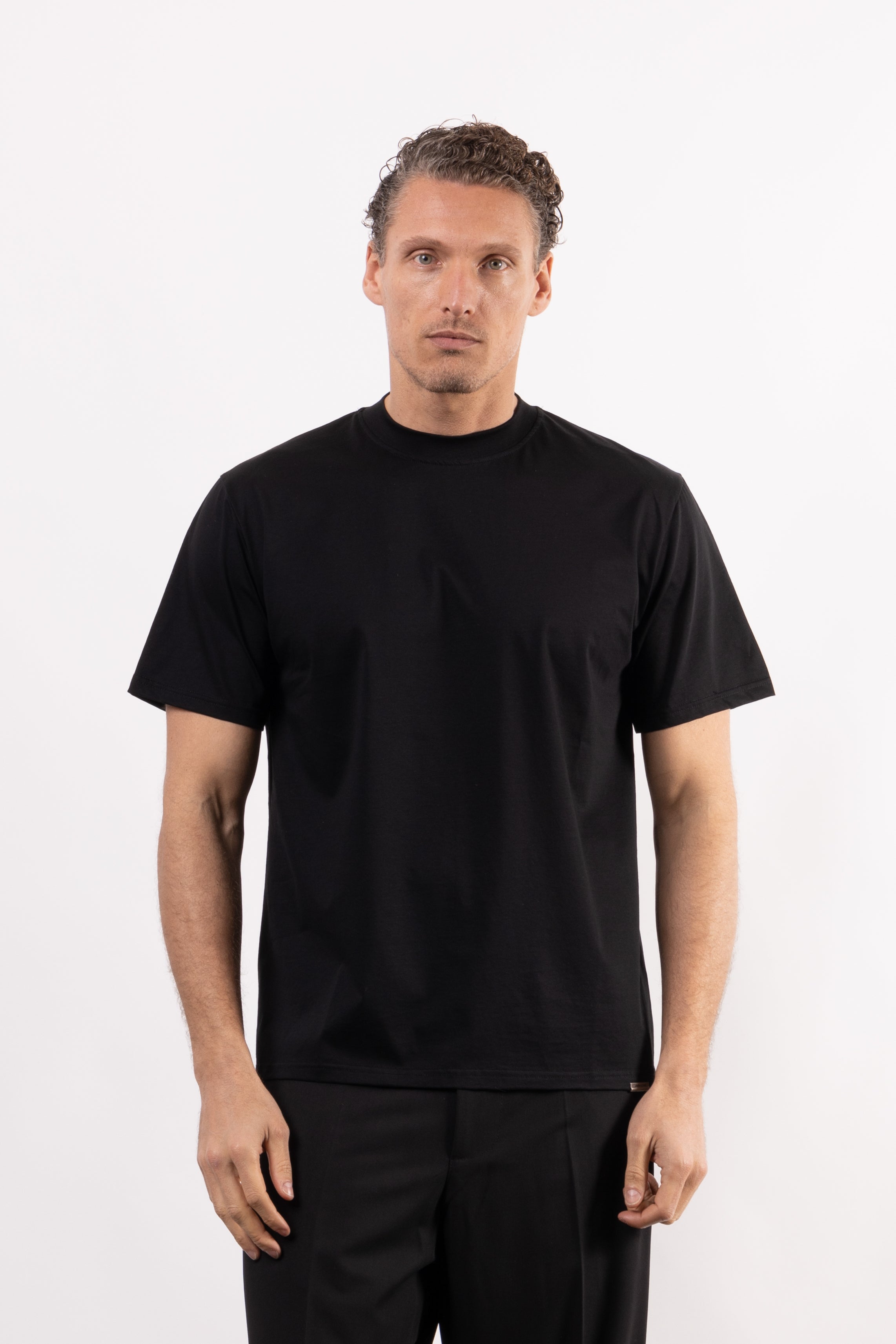 T-shirt basic 100% cotone mercerizzato