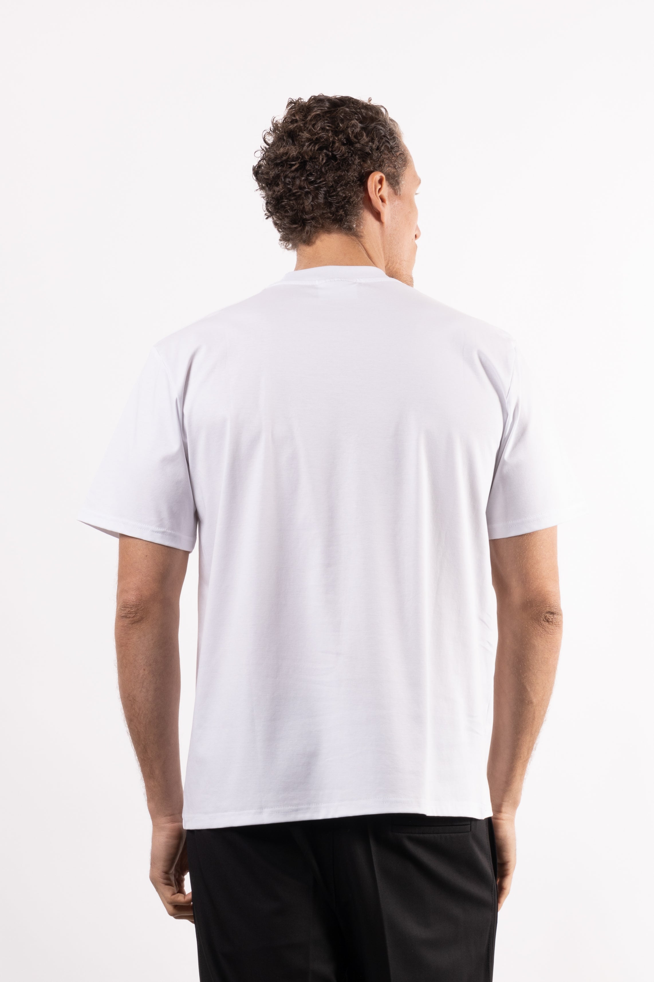 T-shirt basic 100% cotone mercerizzato