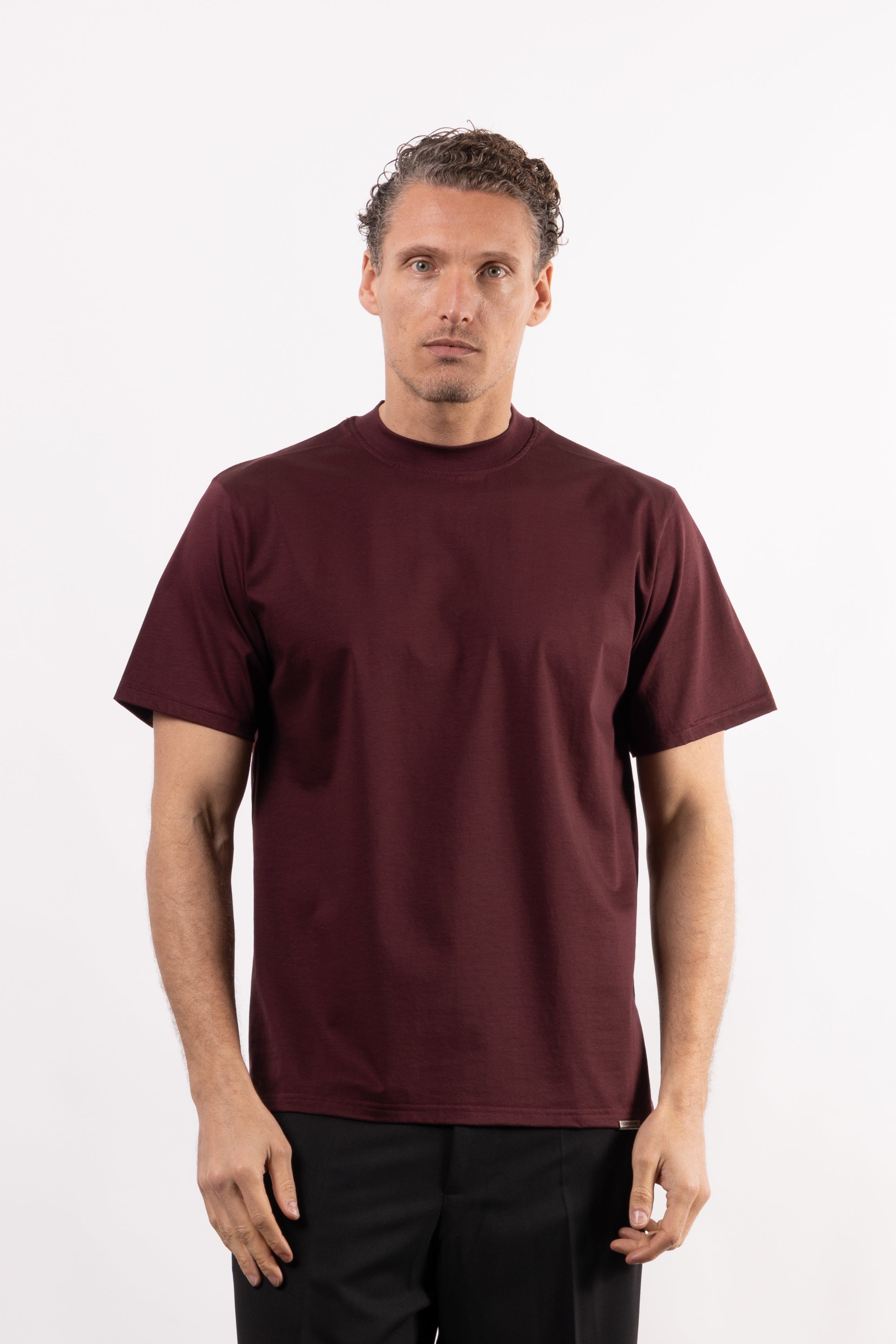 T-shirt basic 100% cotone mercerizzato