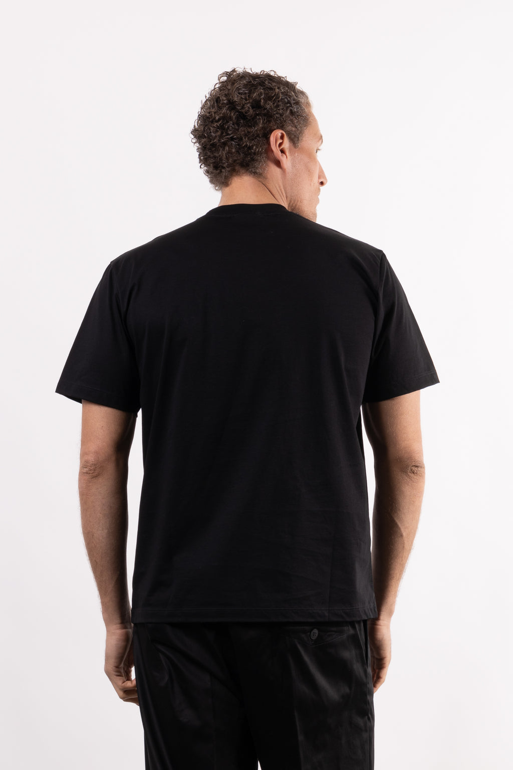 T-shirt 100% cotone mercerizzato con placchetta lato cuore