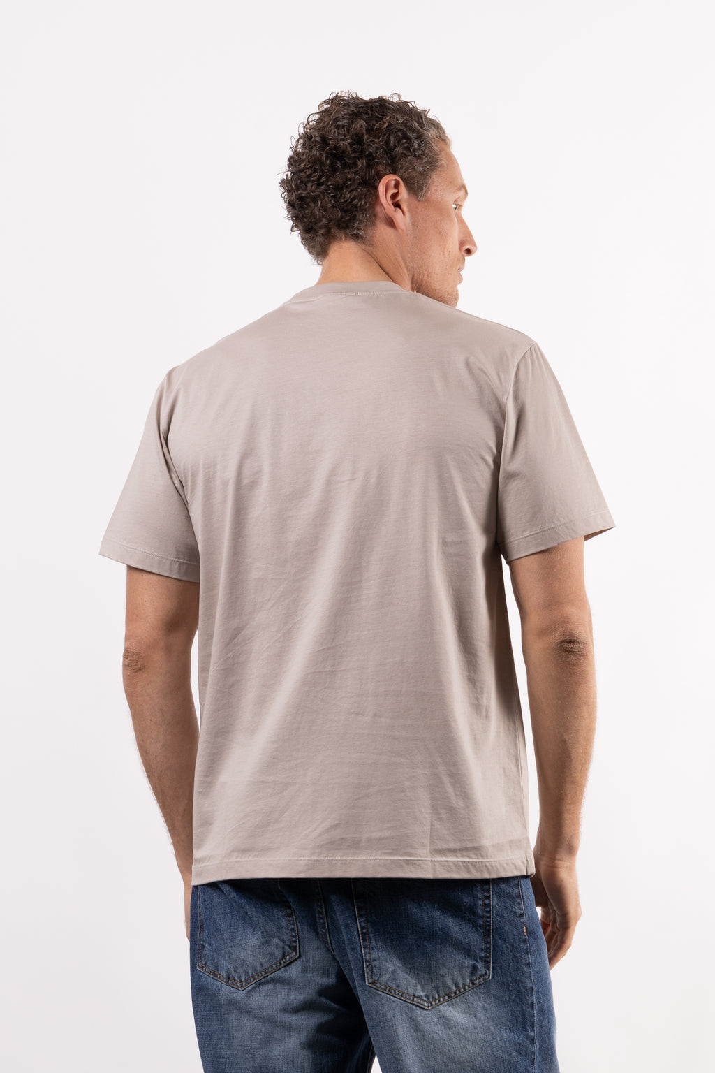 T-shirt 100% cotone mercerizzato con placchetta lato cuore